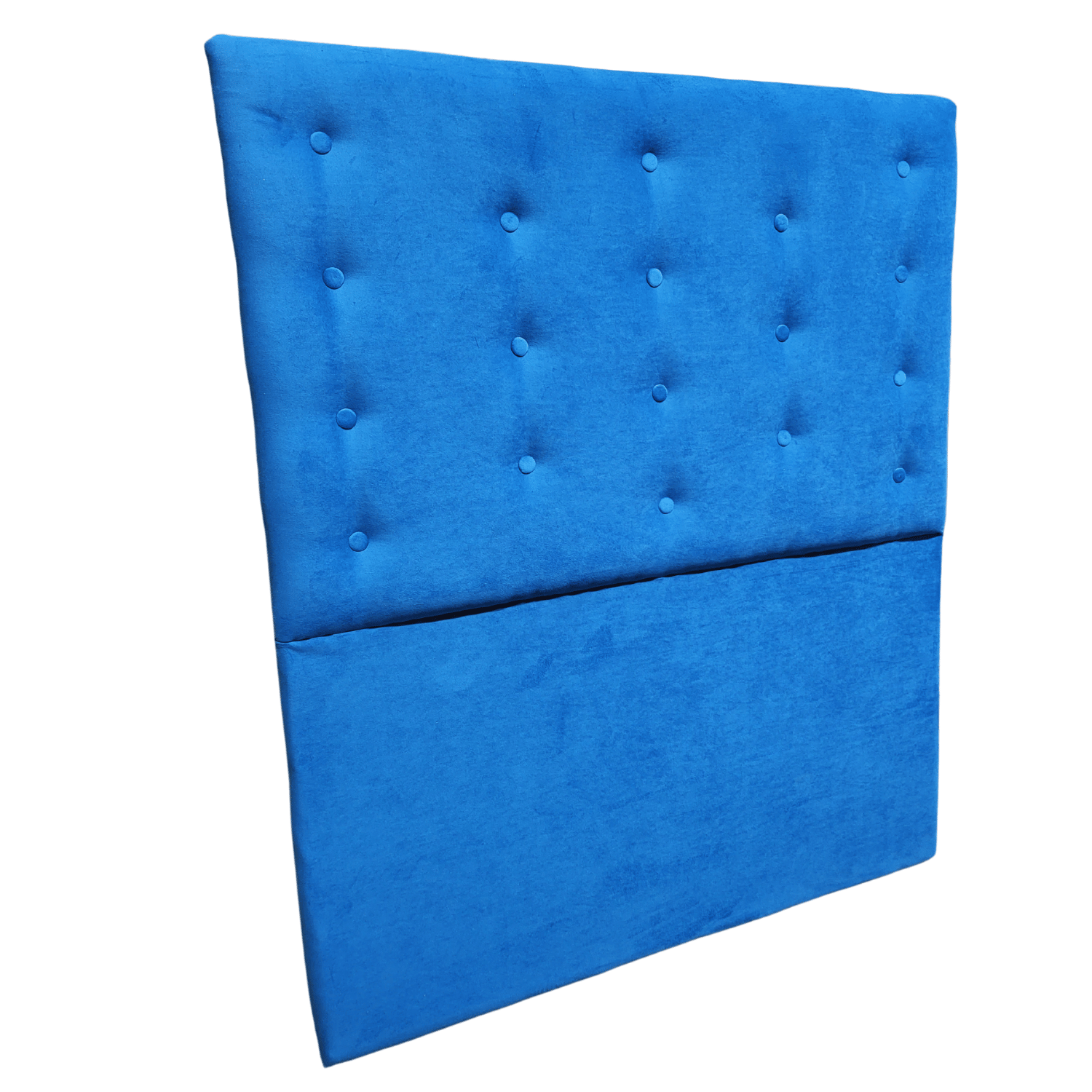 RESPALDO MUEBLES RIMAR A PISO 1 PLAZA FELPA AZUL - 2