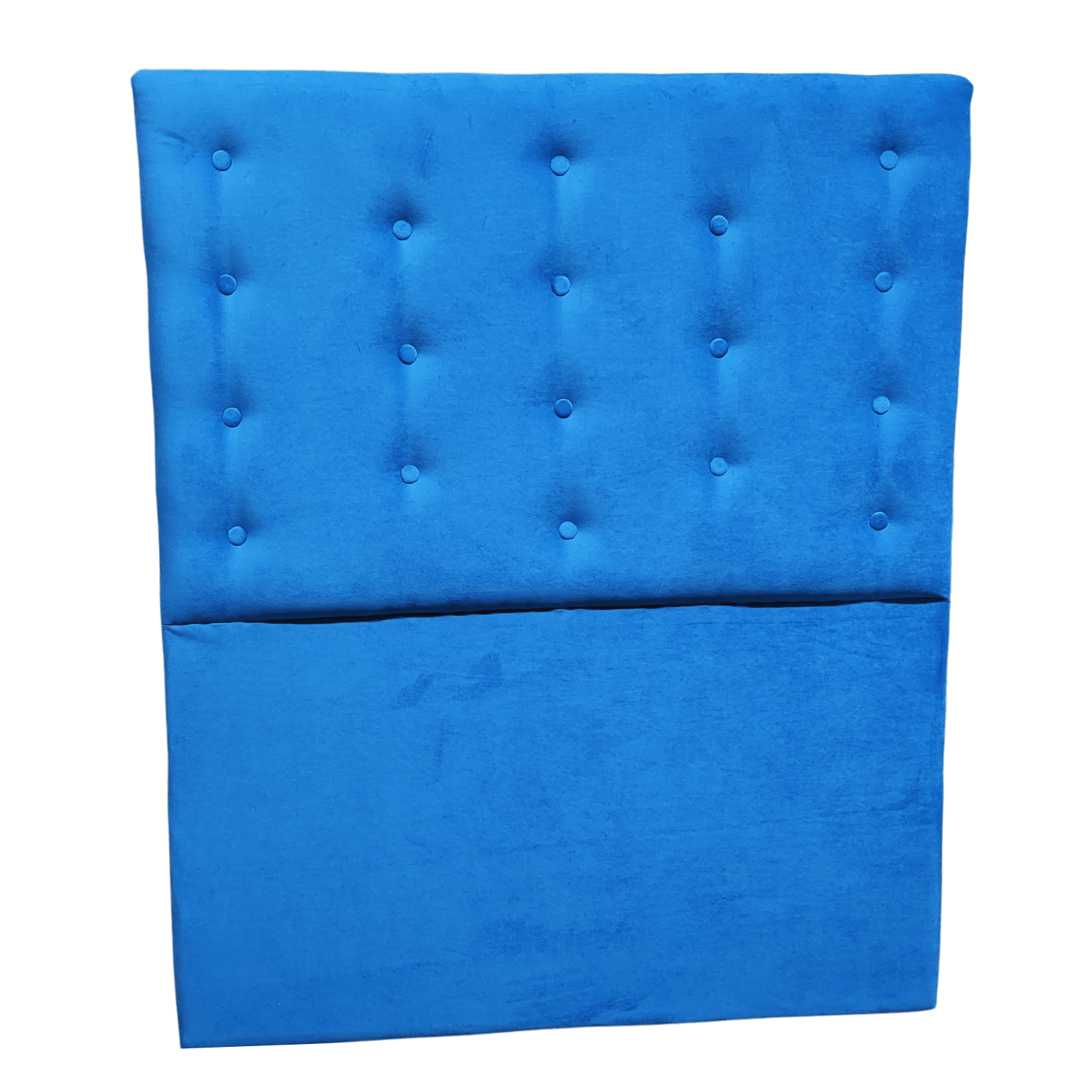 RESPALDO MUEBLES RIMAR A PISO 1 PLAZA FELPA AZUL - 5