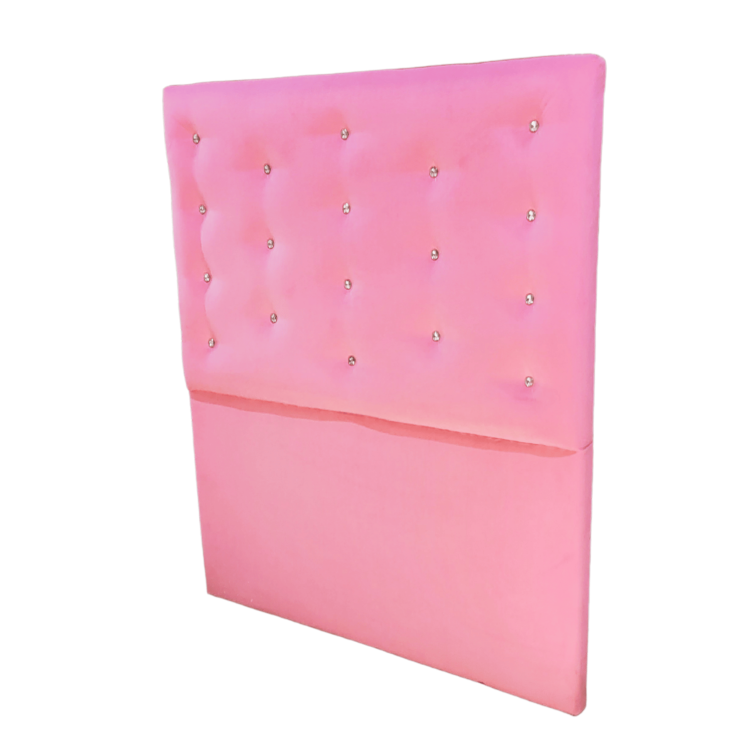 RESPALDO MUEBLES RIMAR A PISO DIAMANTE 1 PLAZA FELPA ROSADO CLARO - 3