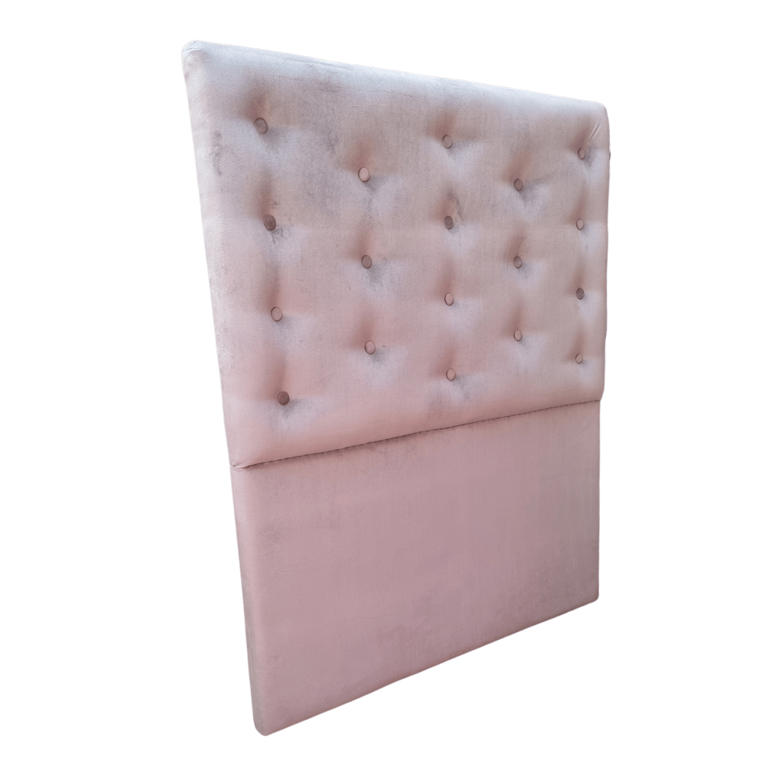 RESPALDO MUEBLES RIMAR A PISO 1.5 PLAZAS FELPA GRIS CLARO - 2