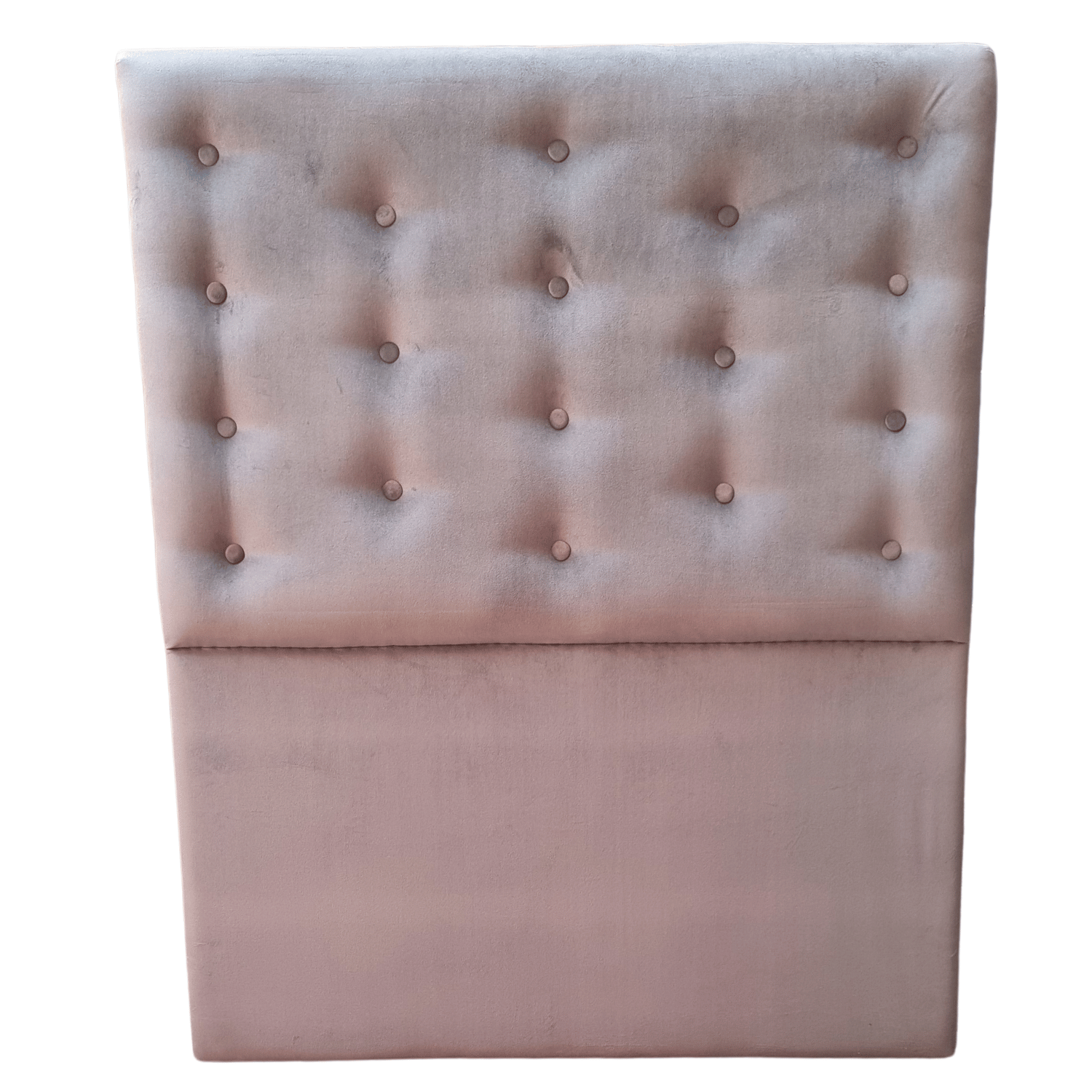 RESPALDO MUEBLES RIMAR A PISO 1.5 PLAZAS FELPA GRIS CLARO - 4