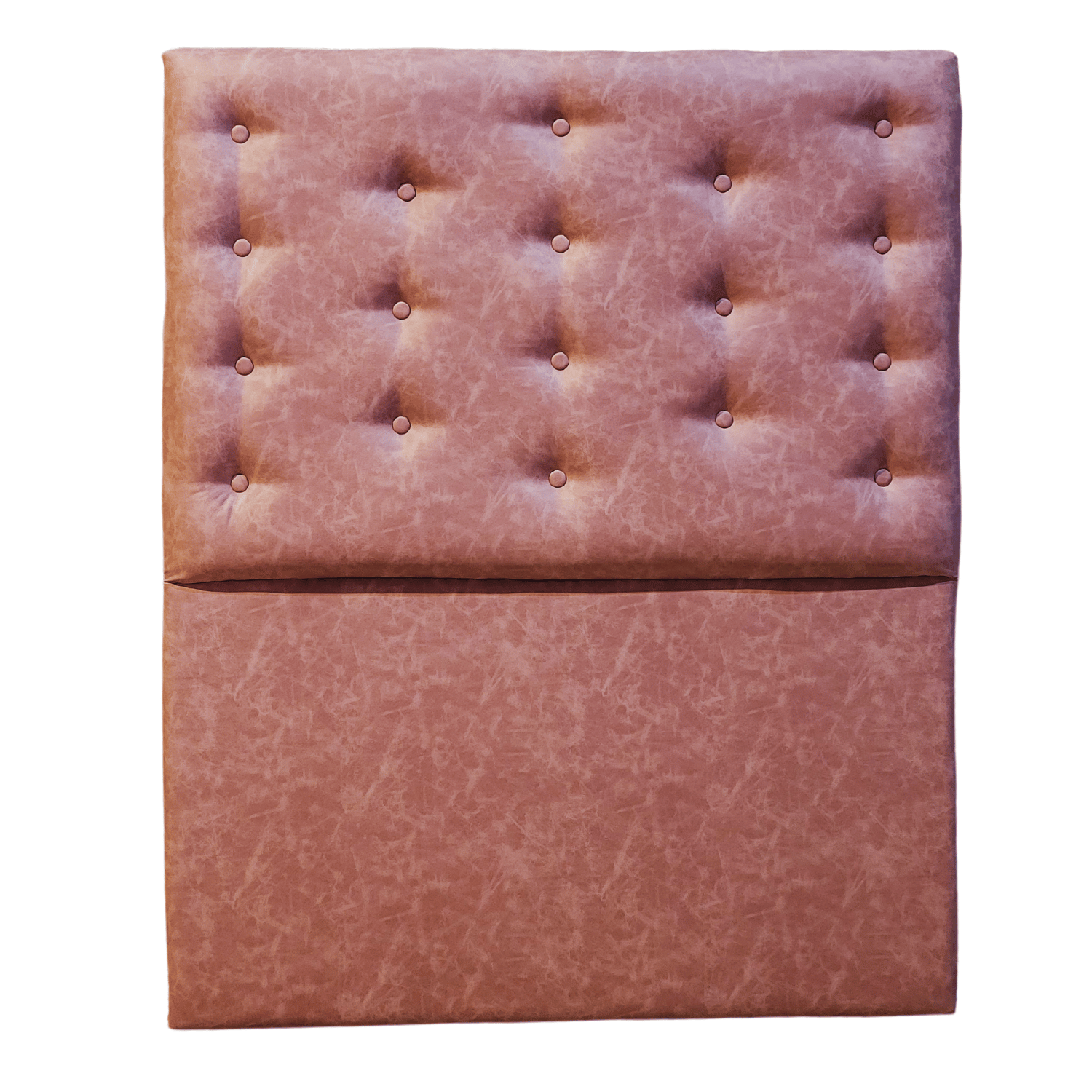 RESPALDO MUEBLES RIMAR A PISO 1.5 PLAZAS ECO CUERO PALO ROSA - 1