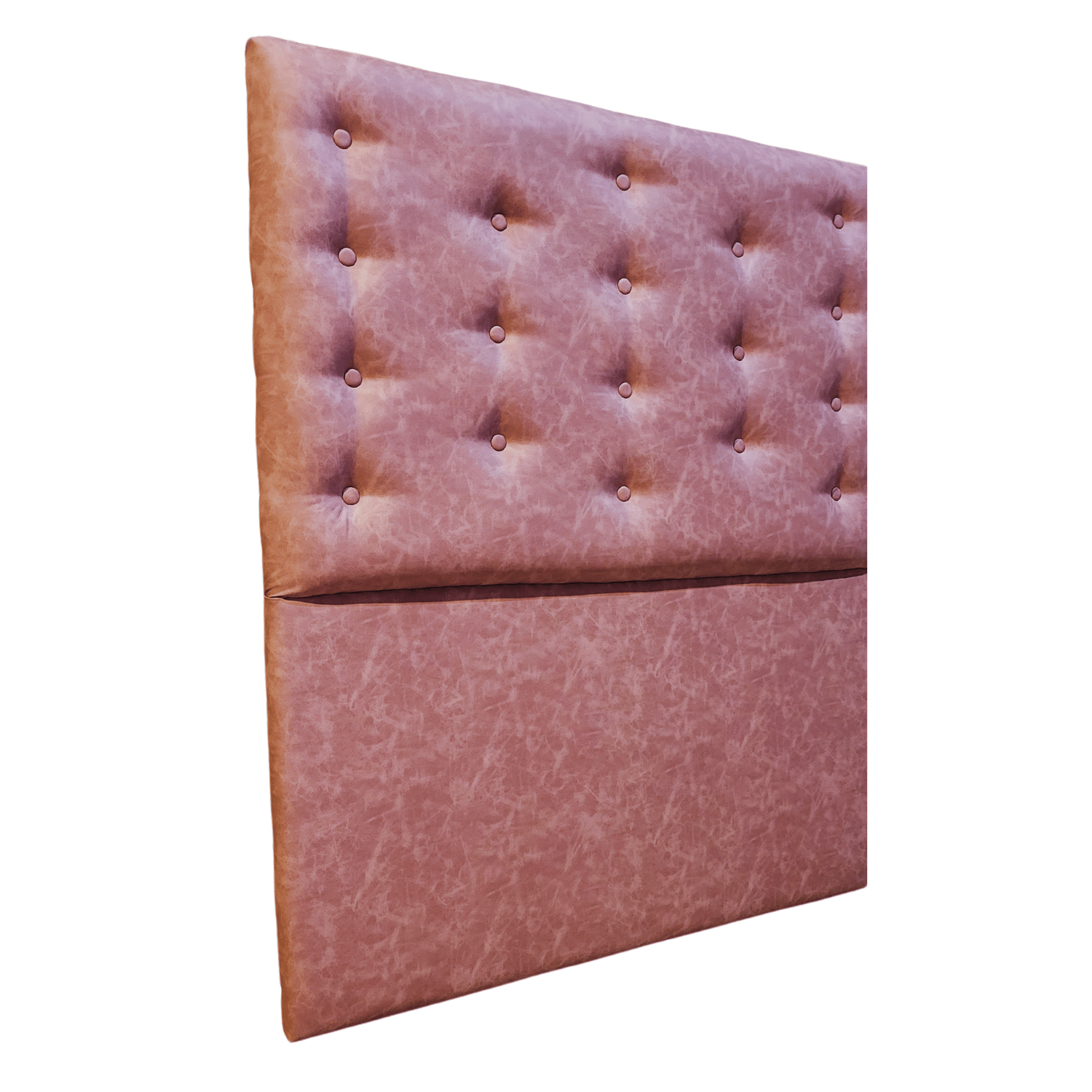 RESPALDO MUEBLES RIMAR A PISO 1.5 PLAZAS ECO CUERO PALO ROSA - 2