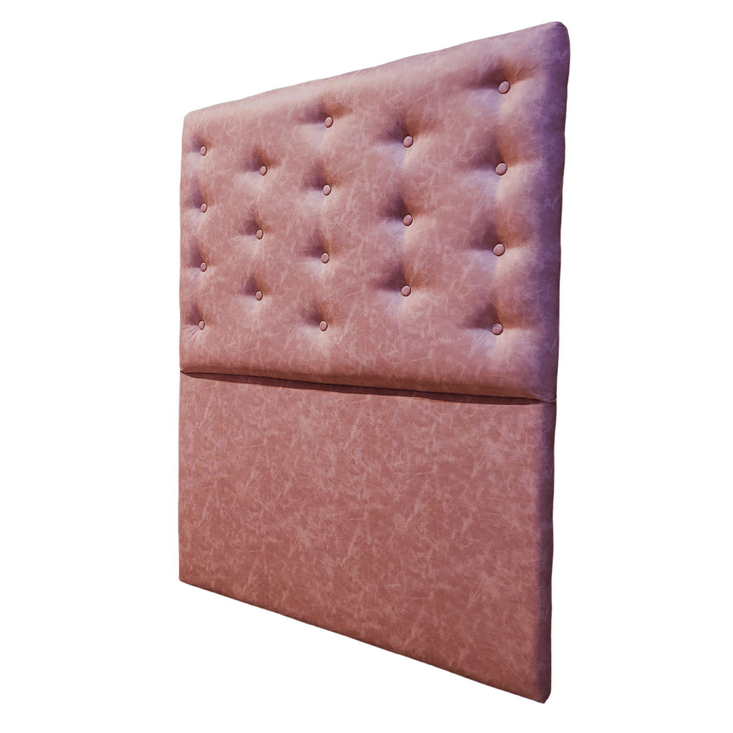 RESPALDO MUEBLES RIMAR A PISO 1.5 PLAZAS ECO CUERO PALO ROSA - 3