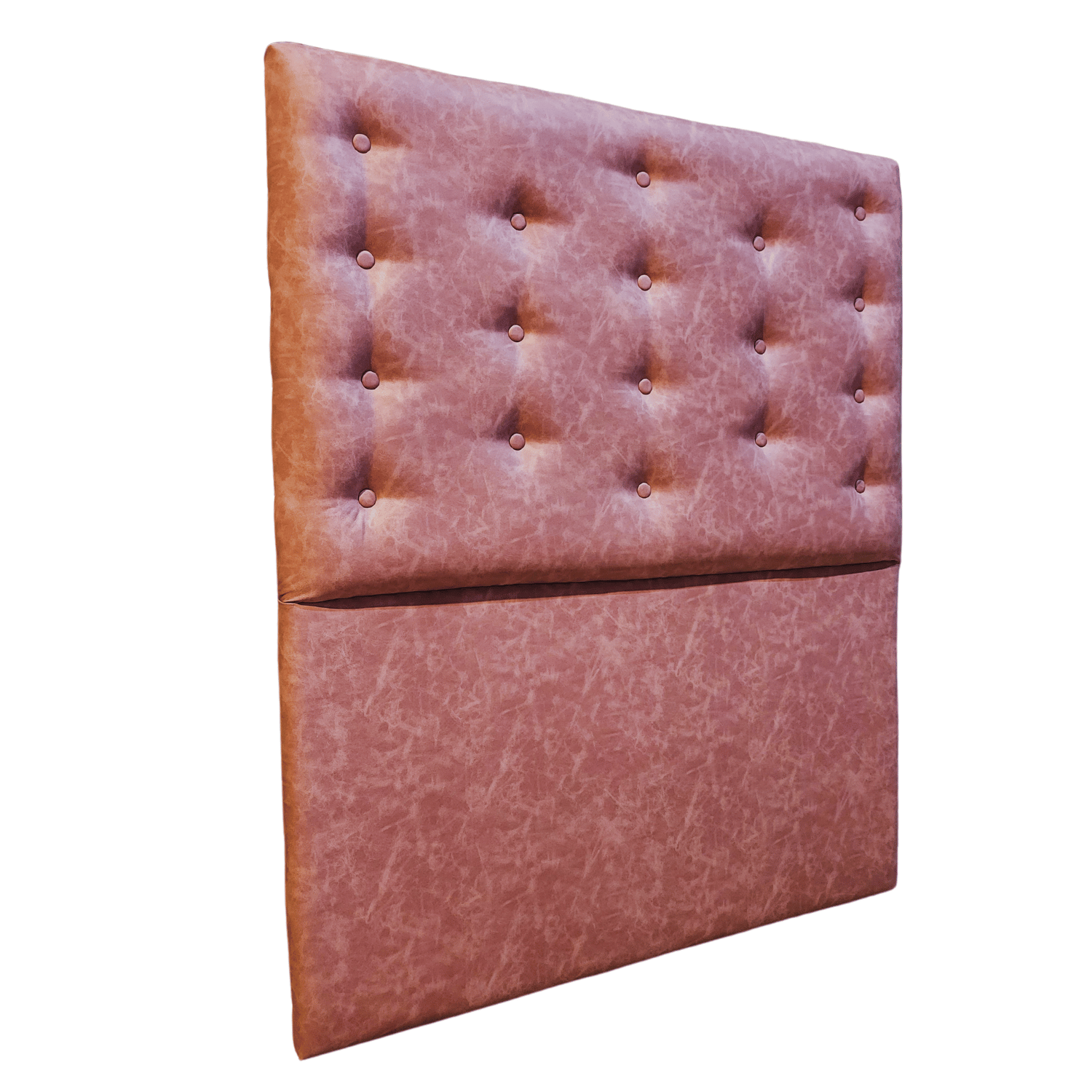 RESPALDO MUEBLES RIMAR A PISO 1.5 PLAZAS ECO CUERO PALO ROSA - 5