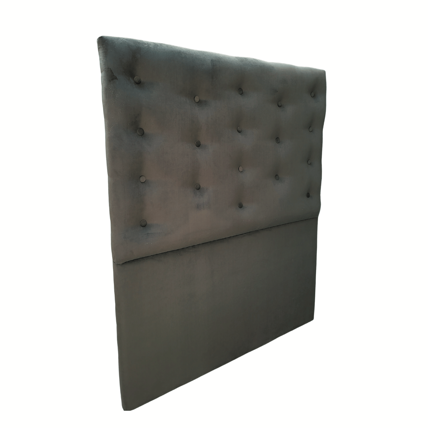 RESPALDO MUEBLES RIMAR A PISO 1.5 PLAZAS FELPA NEGRO - 2