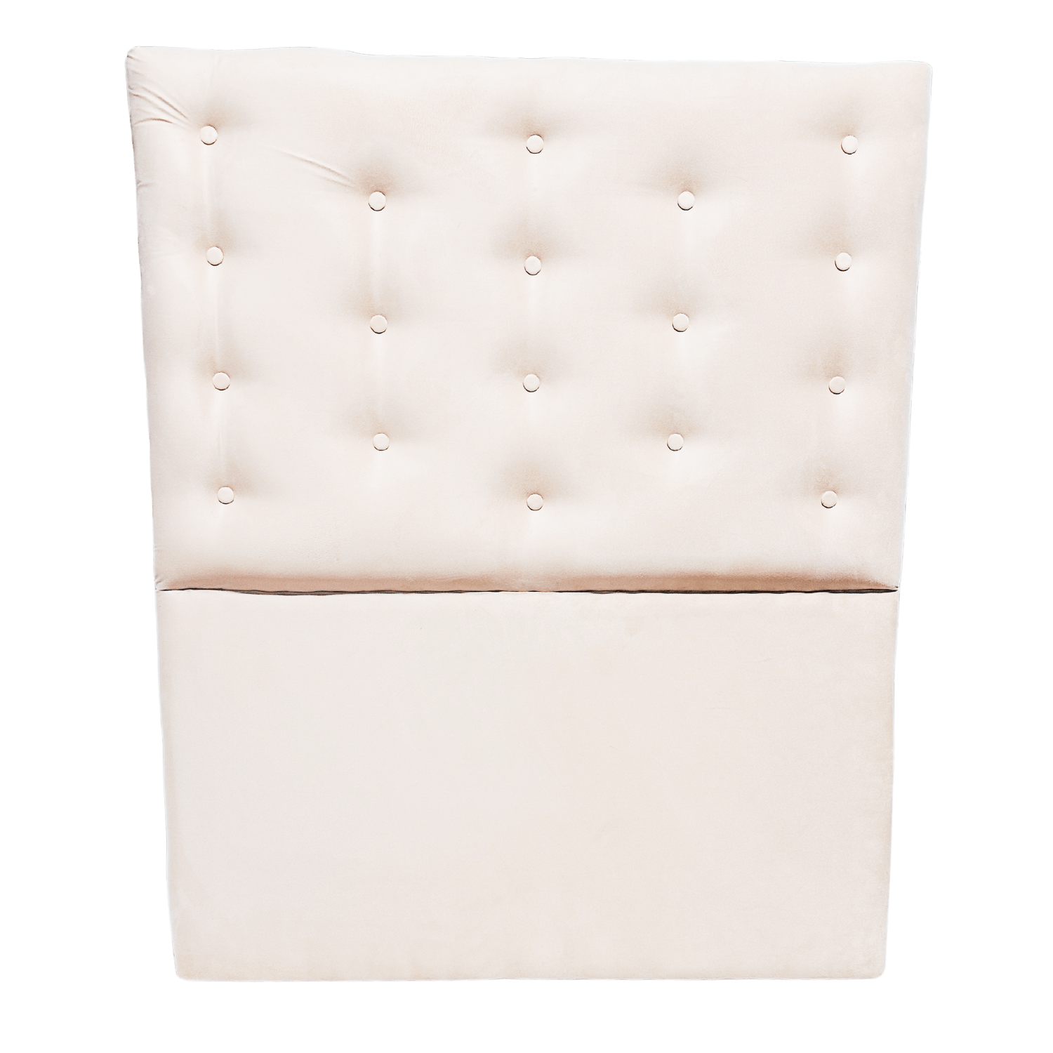 RESPALDO MUEBLES RIMAR A PISO 1.5 PLAZAS FELPA CRUDO - 1