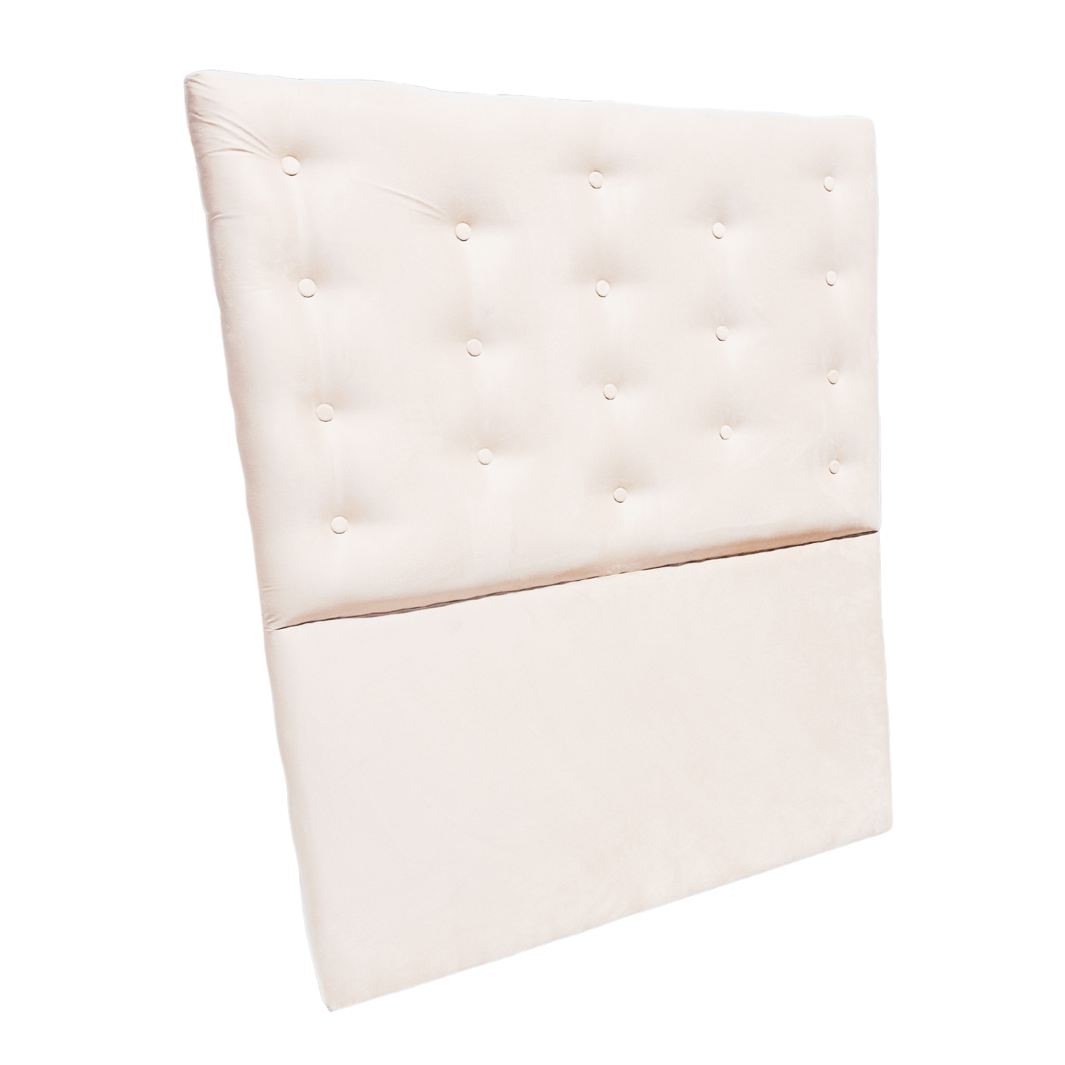 RESPALDO MUEBLES RIMAR A PISO 1.5 PLAZAS FELPA CRUDO - 2