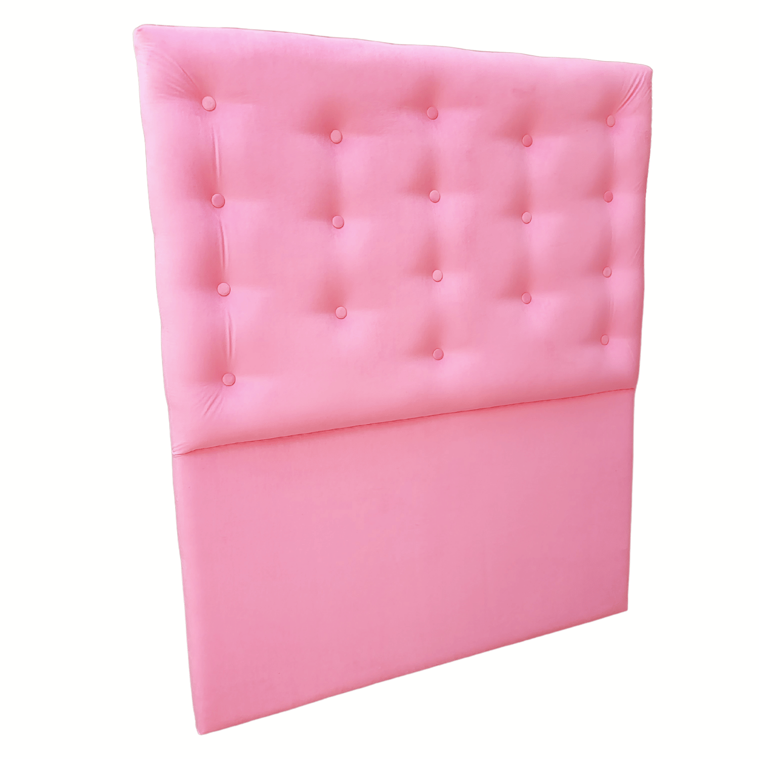 RESPALDO MUEBLES RIMAR A PISO 1.5 PLAZAS FELPA ROSADO CLARO - 2