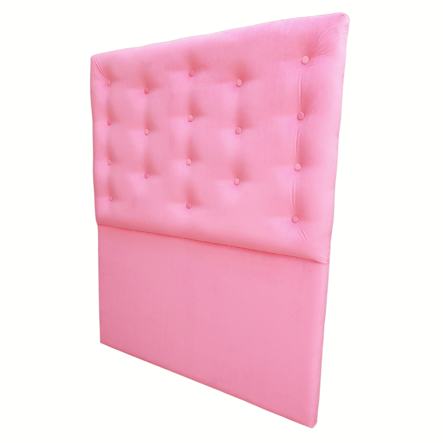 RESPALDO MUEBLES RIMAR A PISO 1.5 PLAZAS FELPA ROSADO CLARO - 3