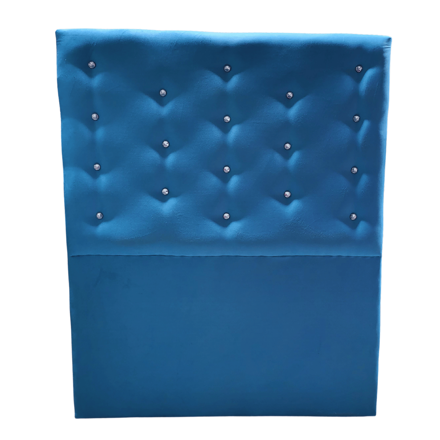 RESPALDO MUEBLES RIMAR A PISO DIAMANTE 1.5 PLAZAS FELPA CALIPSO - 1