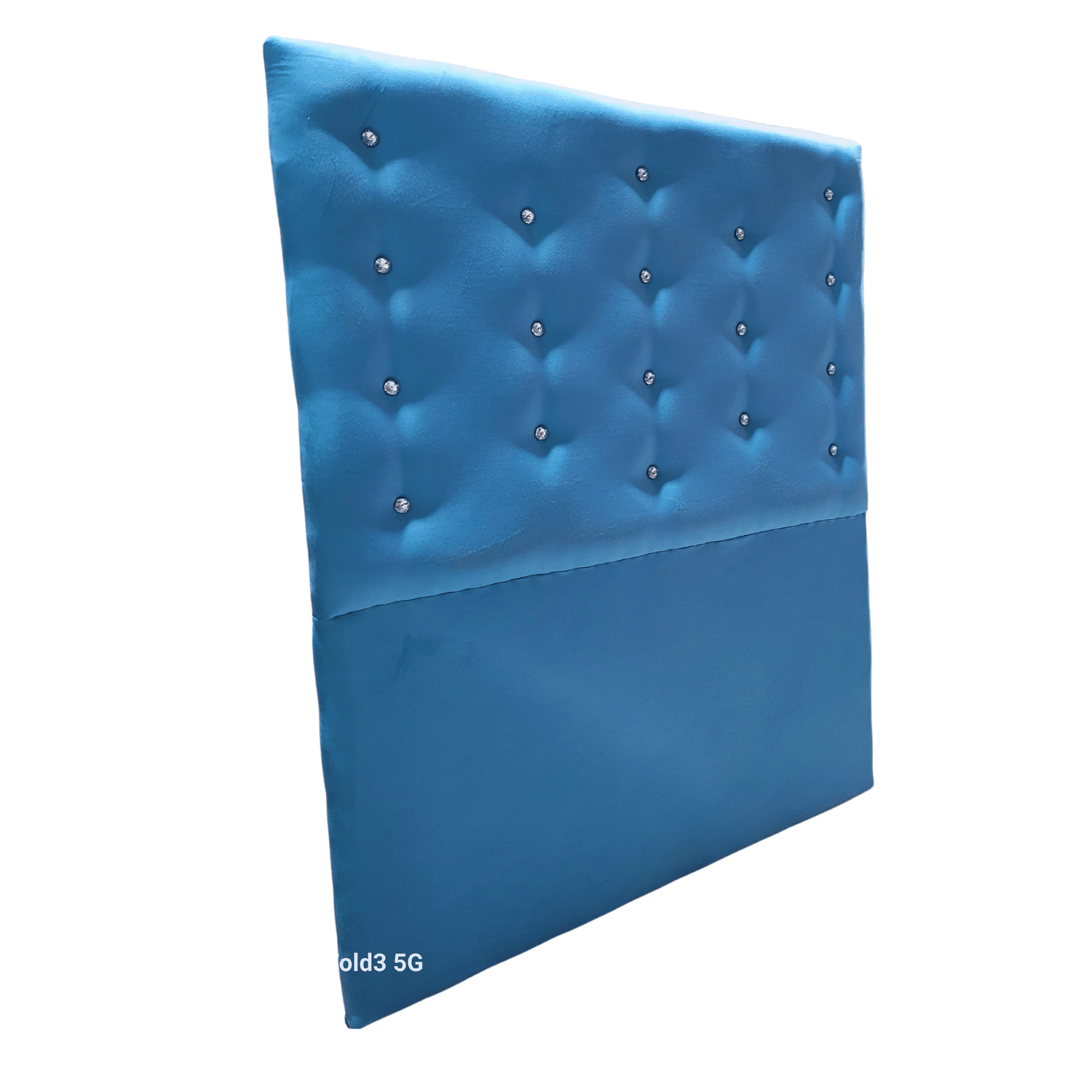 RESPALDO MUEBLES RIMAR A PISO DIAMANTE 1.5 PLAZAS FELPA CALIPSO - 2
