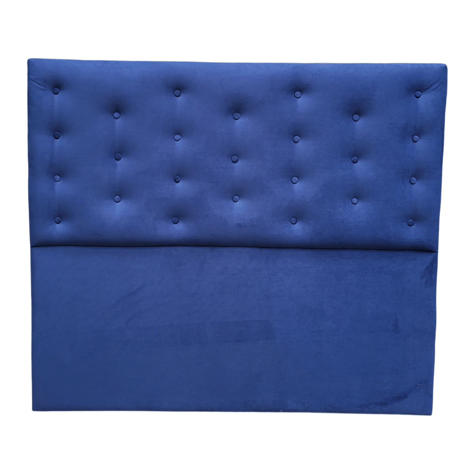 RESPALDO MUEBLES RIMAR A PISO 2 PLAZAS FELPA AZUL MARINO - 1