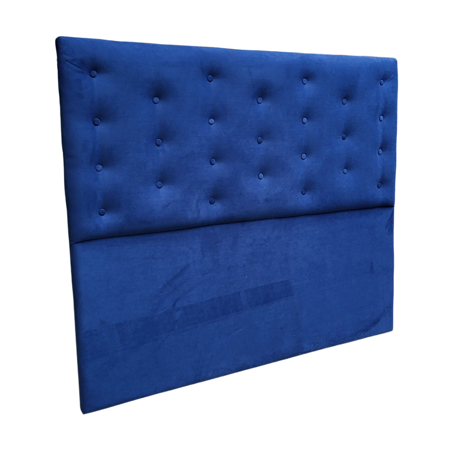 RESPALDO MUEBLES RIMAR A PISO 2 PLAZAS FELPA AZUL MARINO - 2