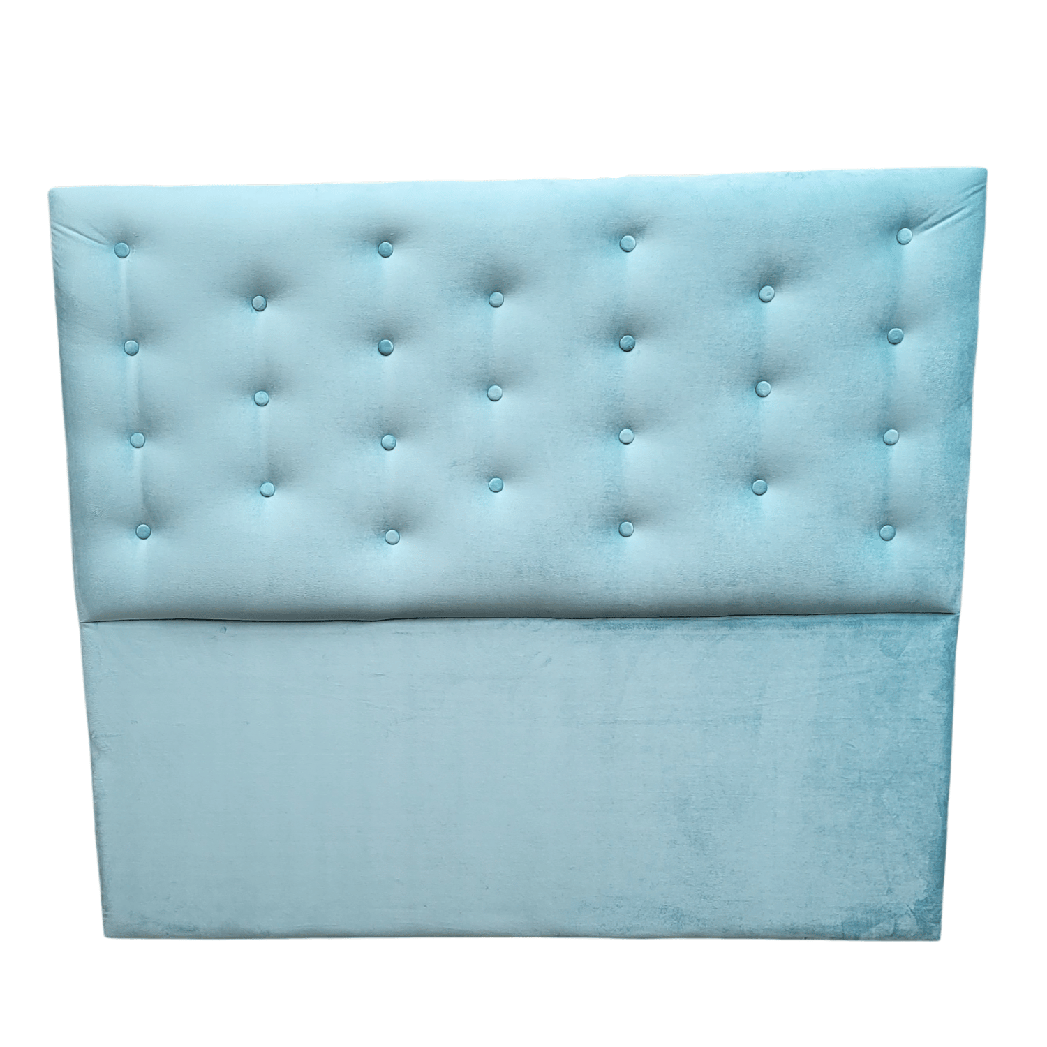 RESPALDO MUEBLES RIMAR A PISO 2 PLAZAS FELPA TURQUESA - 1