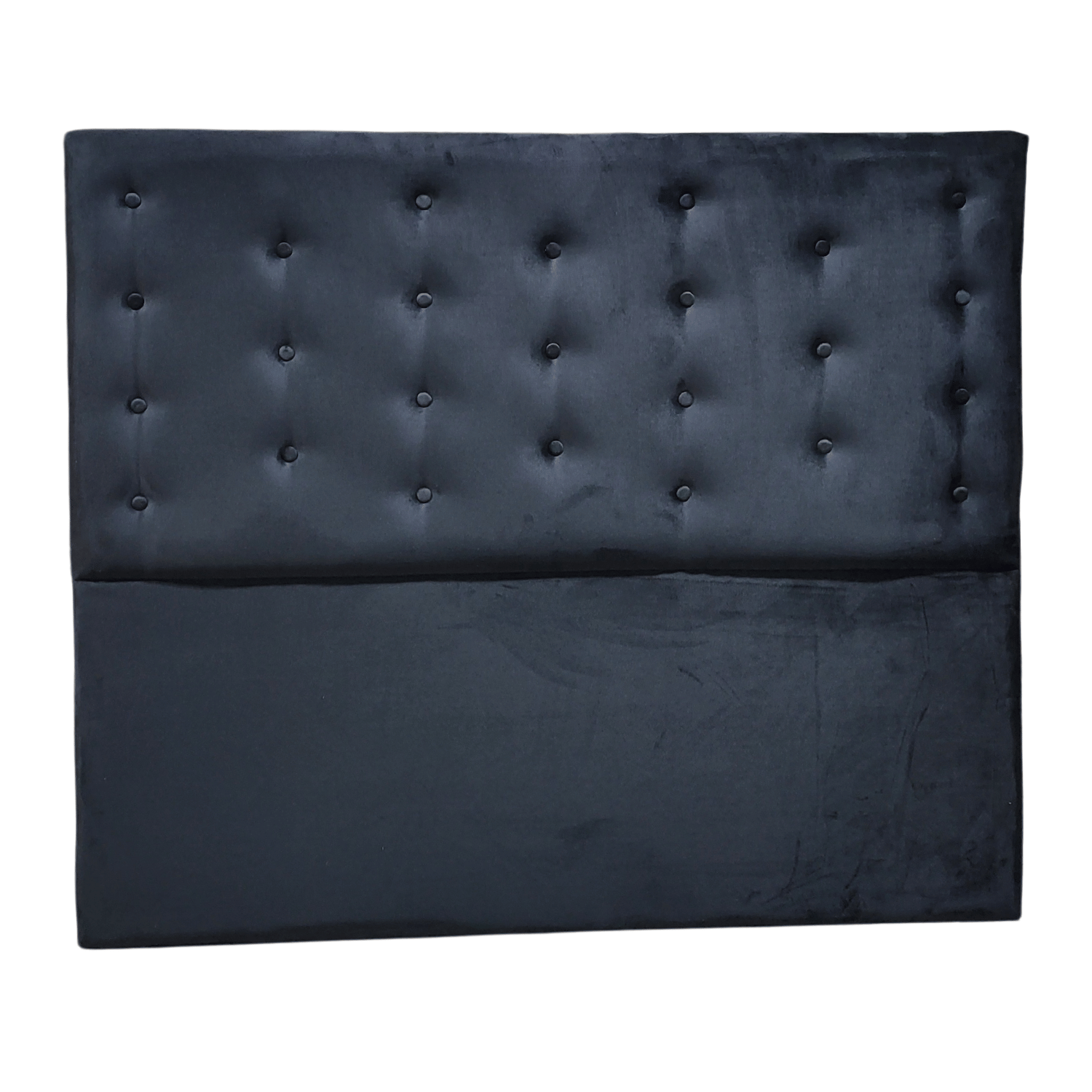 RESPALDO MUEBLES RIMAR A PISO 2 PLAZAS FELPA NEGRO - 1