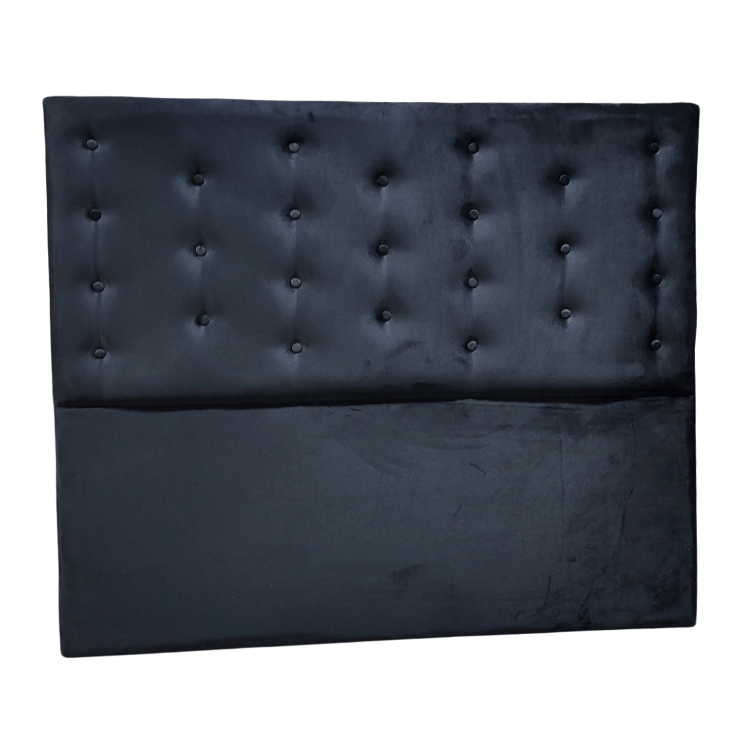 RESPALDO MUEBLES RIMAR A PISO 2 PLAZAS FELPA NEGRO - 4