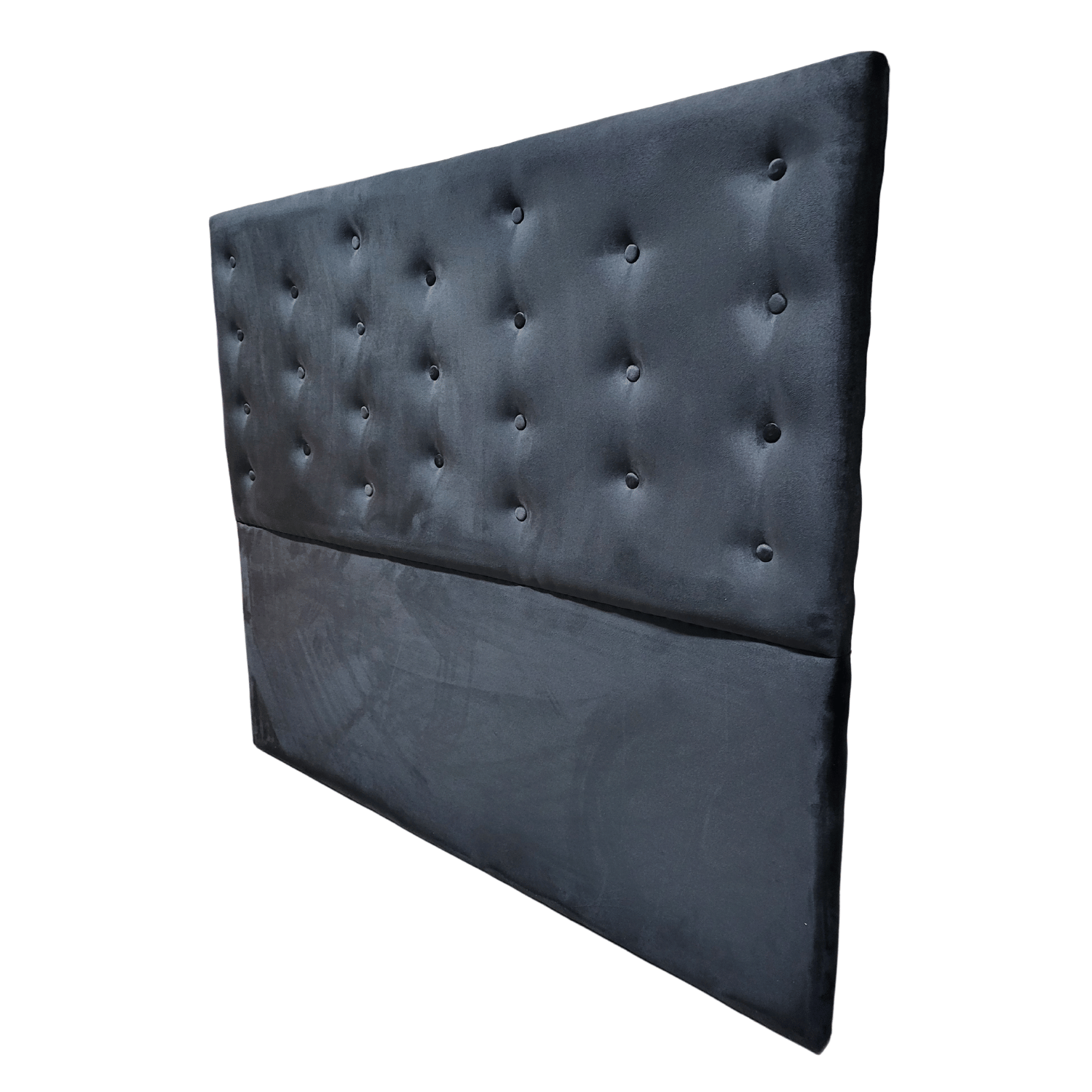 RESPALDO MUEBLES RIMAR A PISO 2 PLAZAS FELPA NEGRO - 5