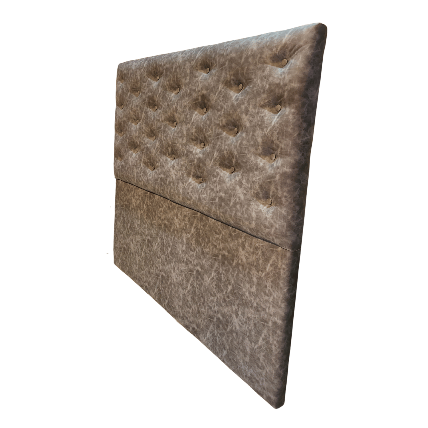 RESPALDO MUEBLES RIMAR A PISO 2 PLAZAS ECO CUERO GRIS JASPIADO - 3