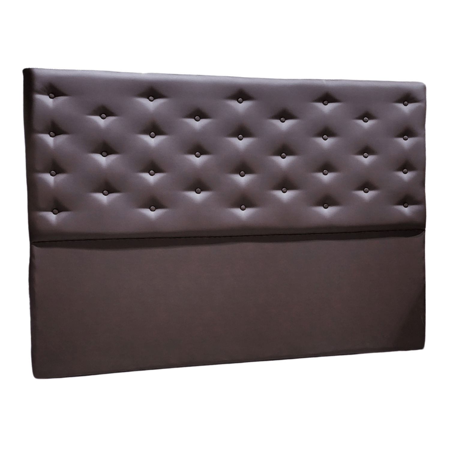 RESPALDO MUEBLES RIMAR A PISO KING ECO CUERO CHOCOLATE - 2