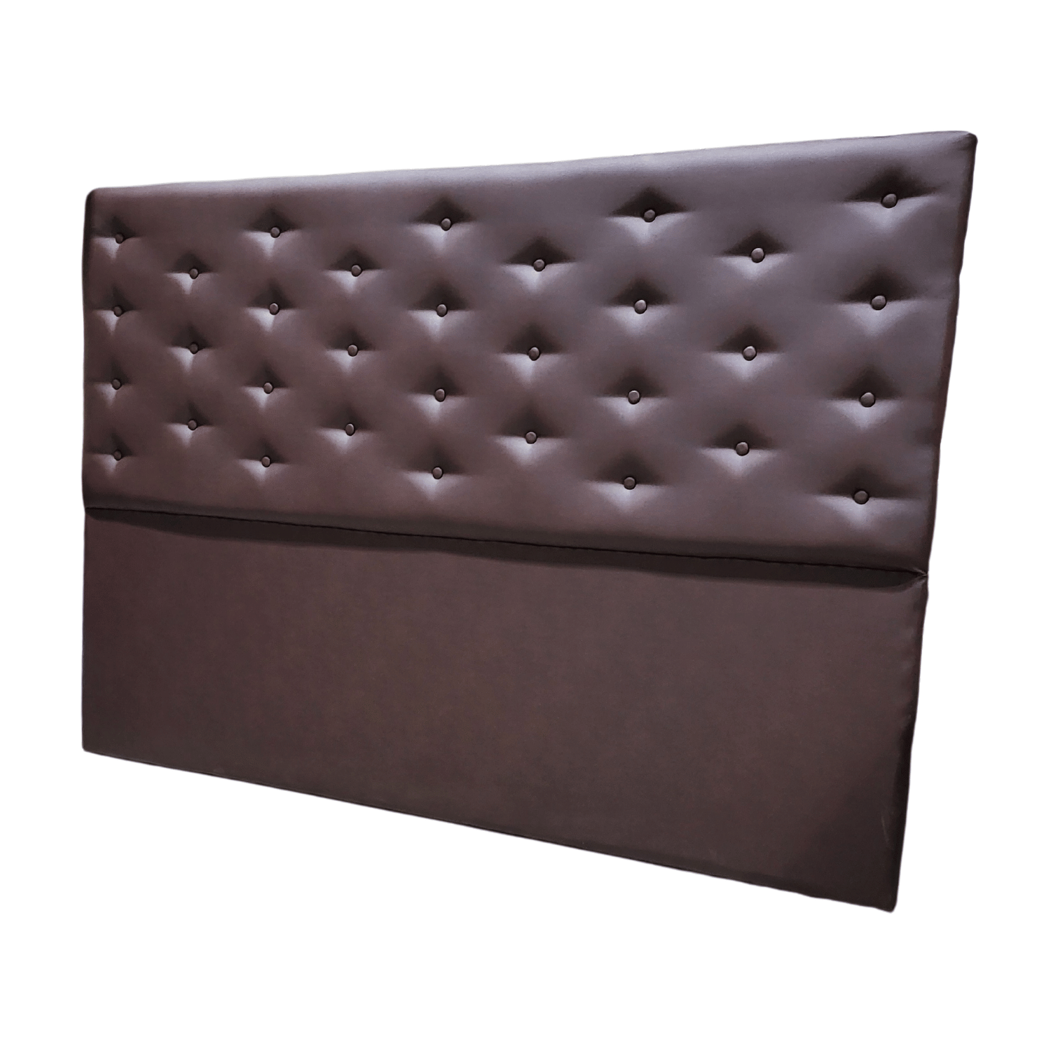 RESPALDO MUEBLES RIMAR A PISO KING ECO CUERO CHOCOLATE - 3