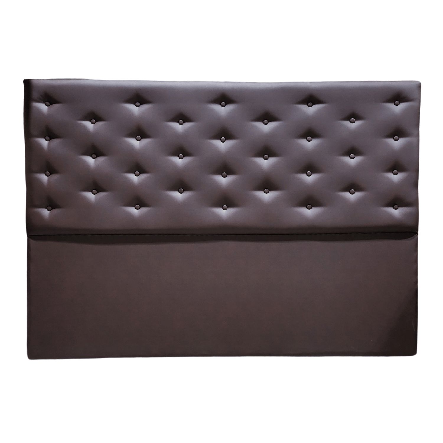 RESPALDO MUEBLES RIMAR A PISO KING ECO CUERO CHOCOLATE - 4