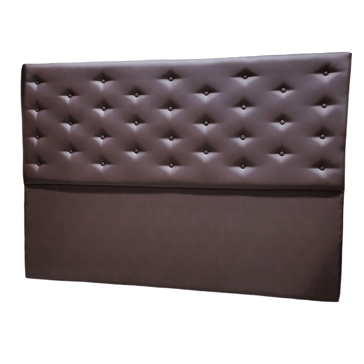 RESPALDO MUEBLES RIMAR A PISO KING ECO CUERO CHOCOLATE - 5
