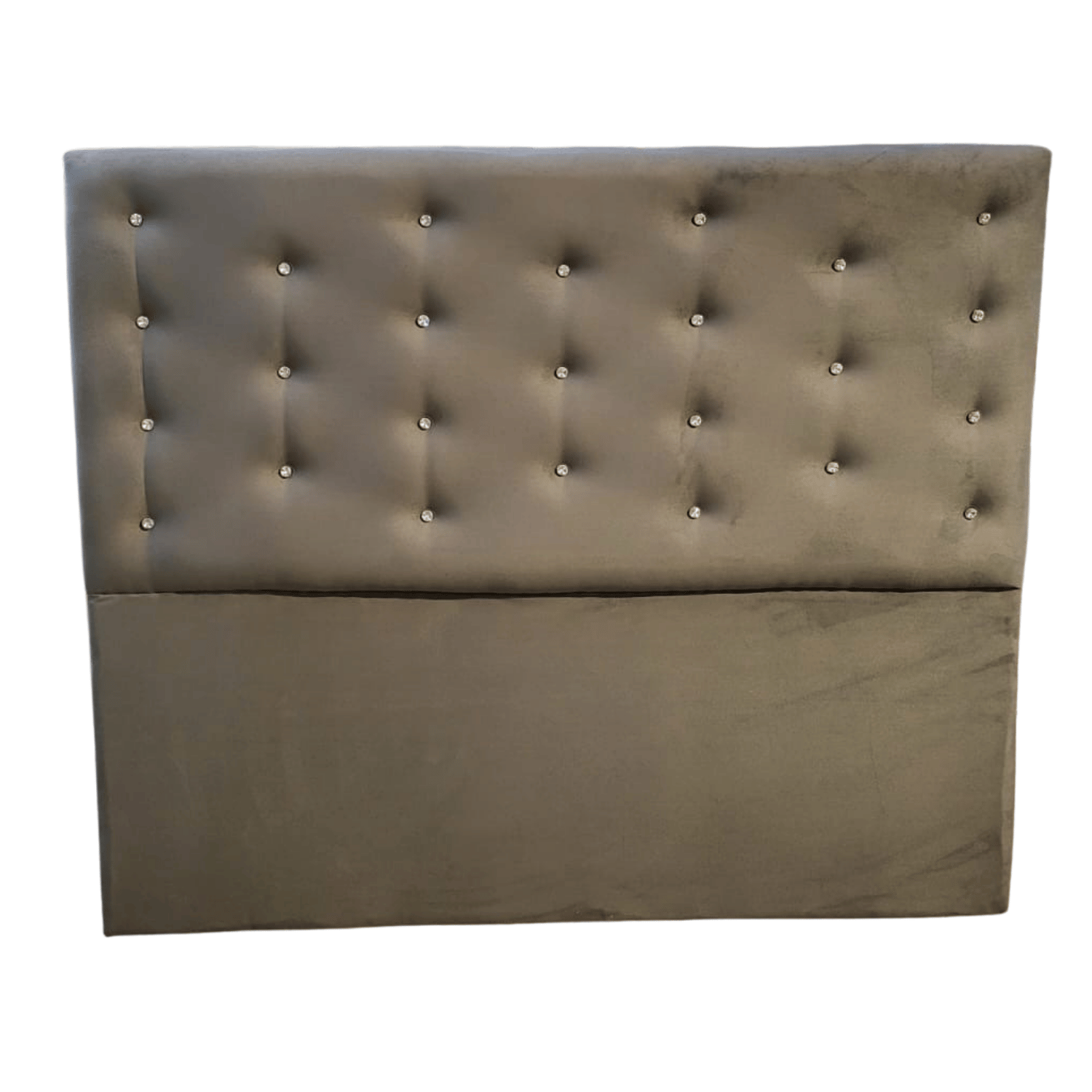 RESPALDO MUEBLES RIMAR A PISO DIAMANTE 2 PLAZAS FELPA GRIS OSCURO - 4