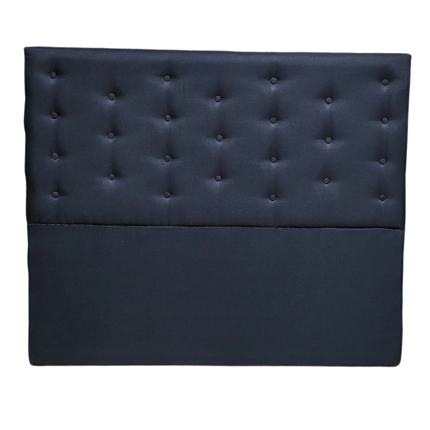 RESPALDO MUEBLES RIMAR A PISO 2 PLAZAS LINO NEGRO - 1