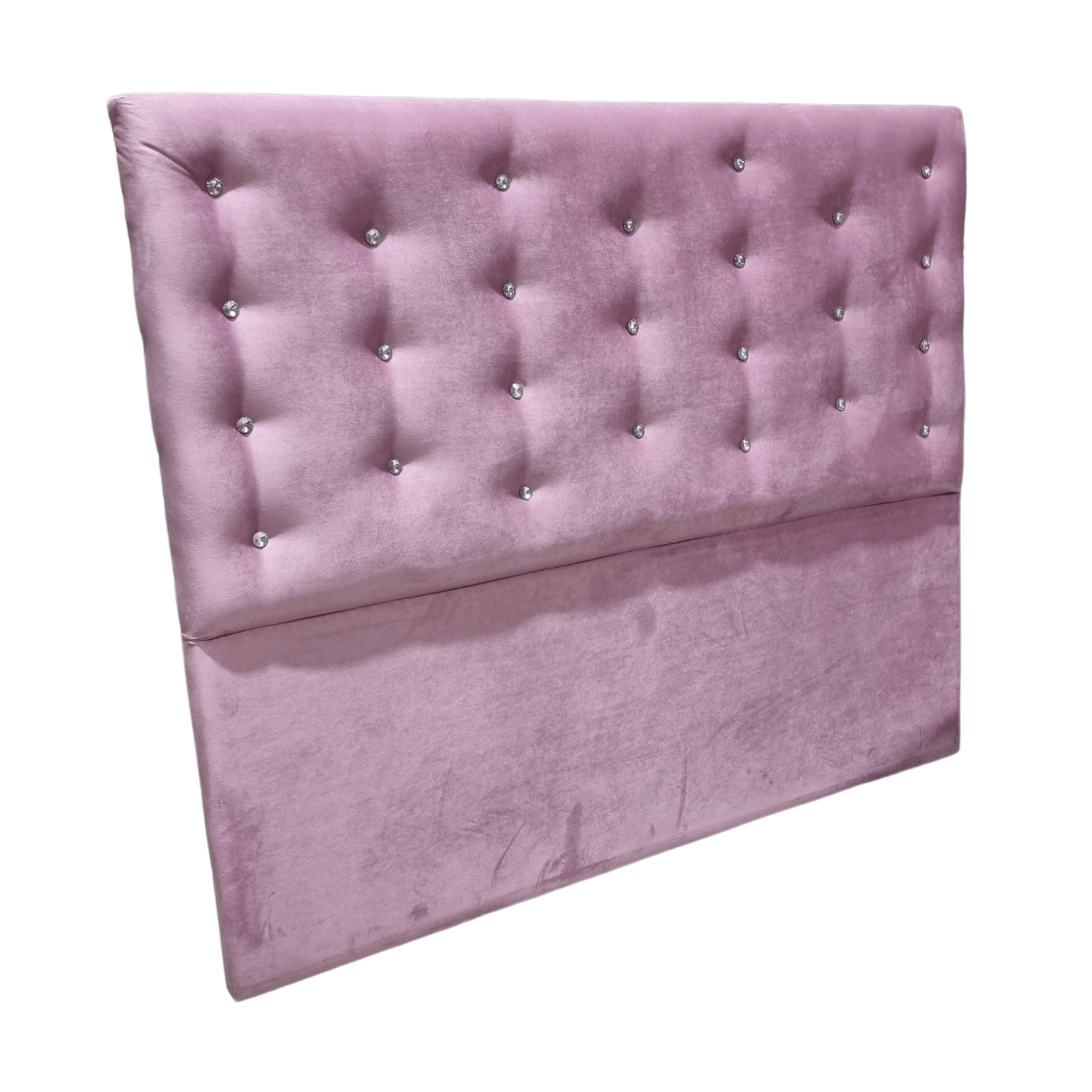 RESPALDO MUEBLES RIMAR A PISO DIAMANTE 2 PLAZAS FELPA PALO ROSA - 2
