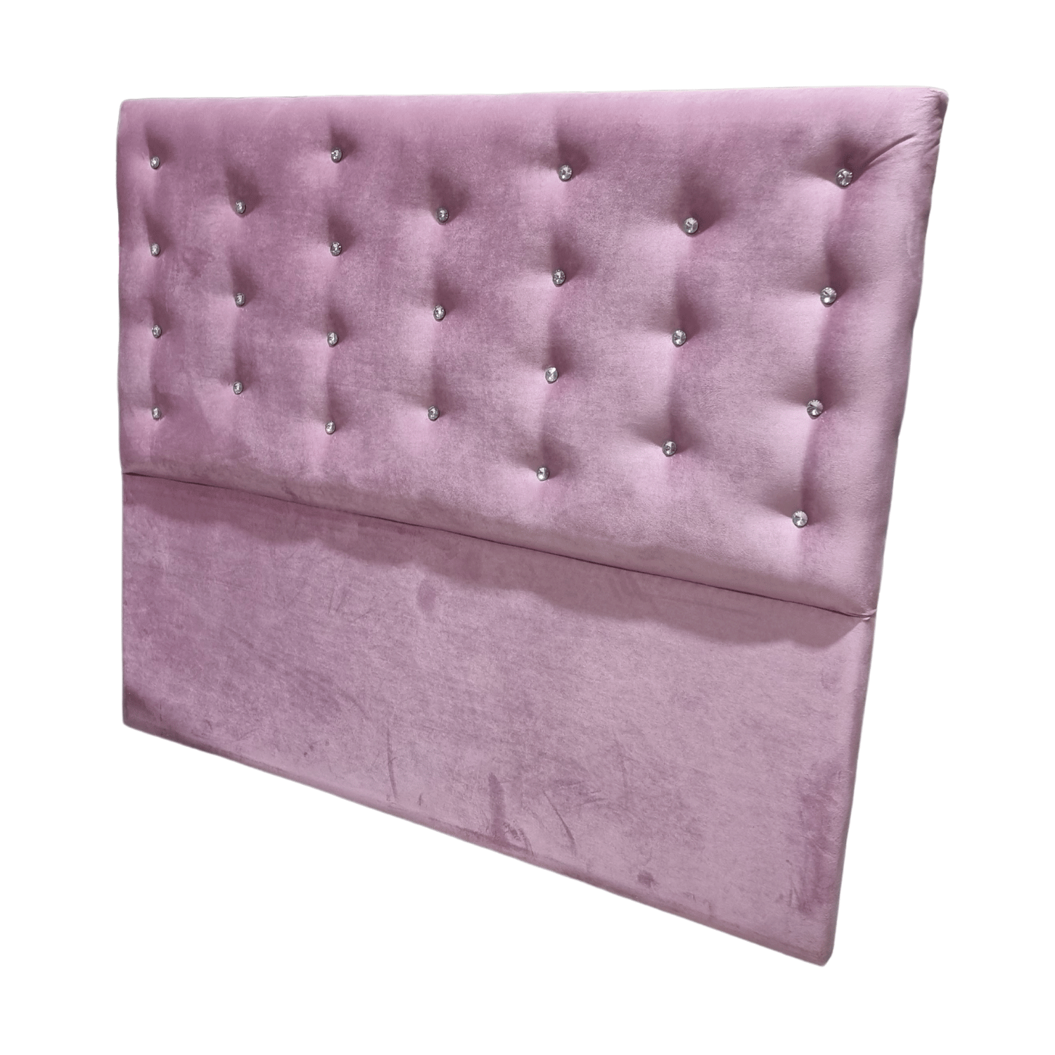 RESPALDO MUEBLES RIMAR A PISO DIAMANTE 2 PLAZAS FELPA PALO ROSA - 3