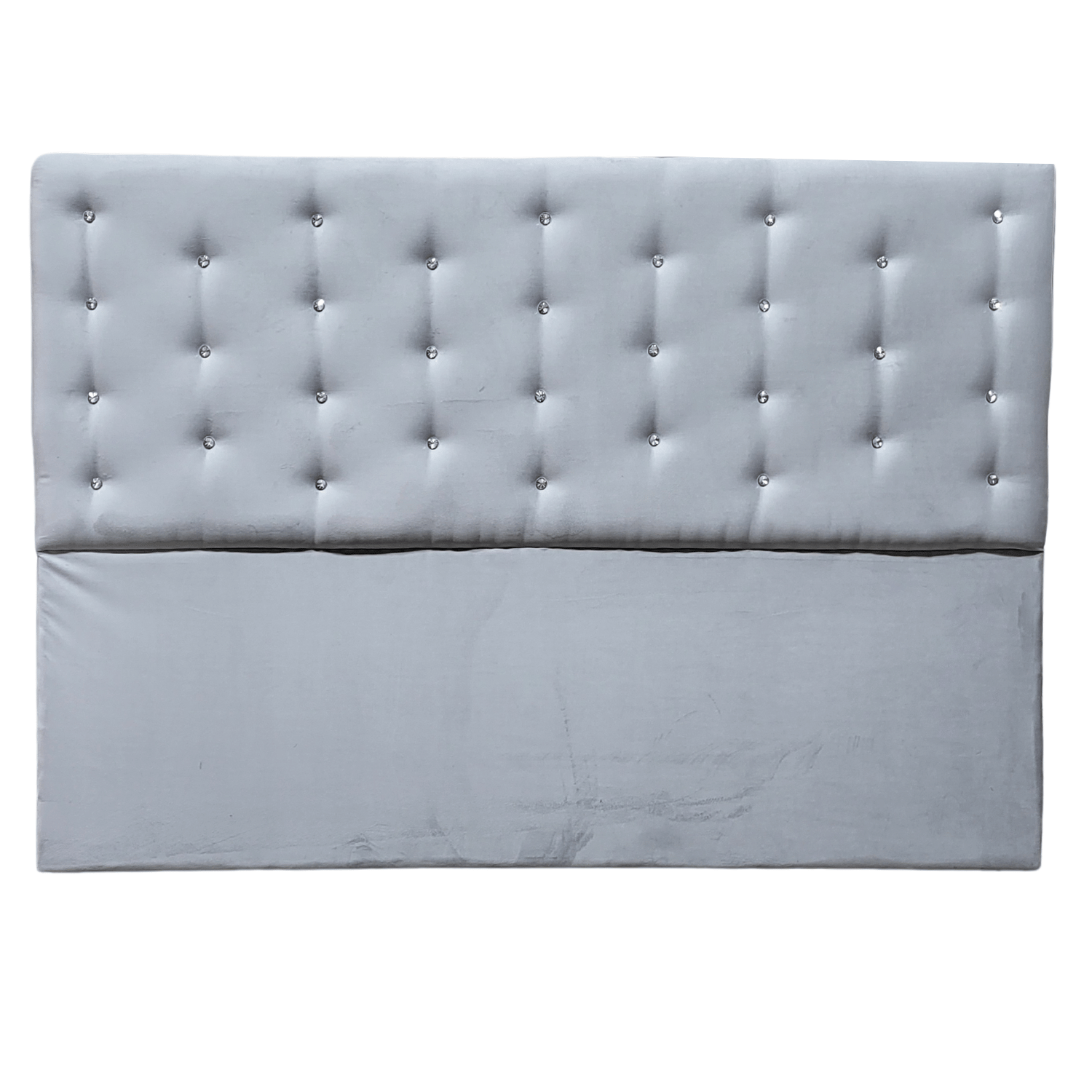 RESPALDO MUEBLES RIMAR A PISO DIAMANTE KING GRIS CLARO - 1
