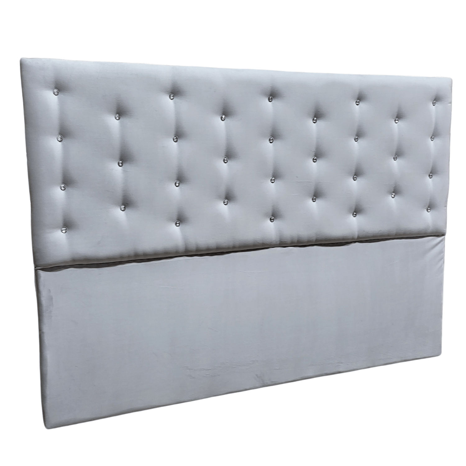 RESPALDO MUEBLES RIMAR A PISO DIAMANTE KING GRIS CLARO - 2