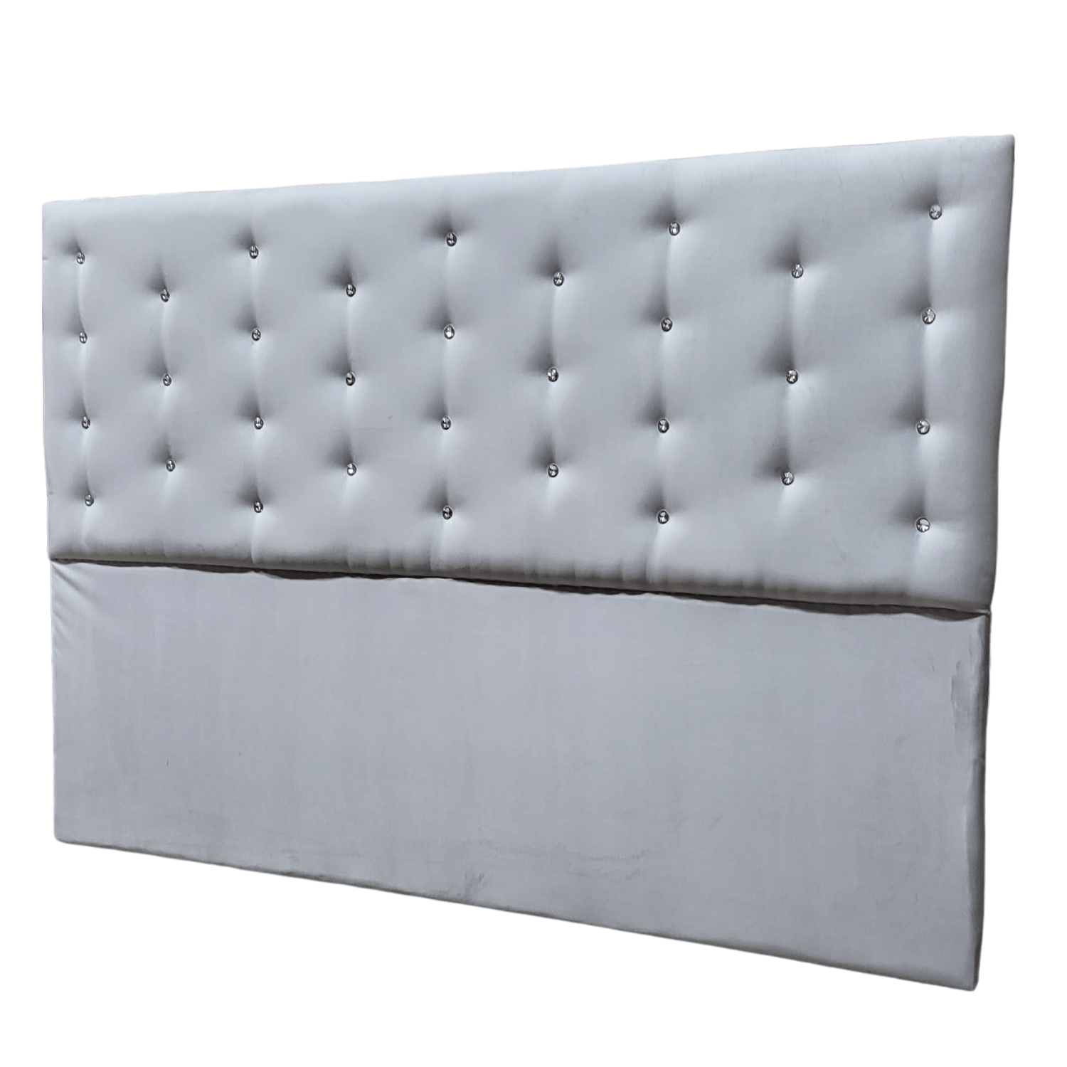 RESPALDO MUEBLES RIMAR A PISO DIAMANTE KING GRIS CLARO - 3