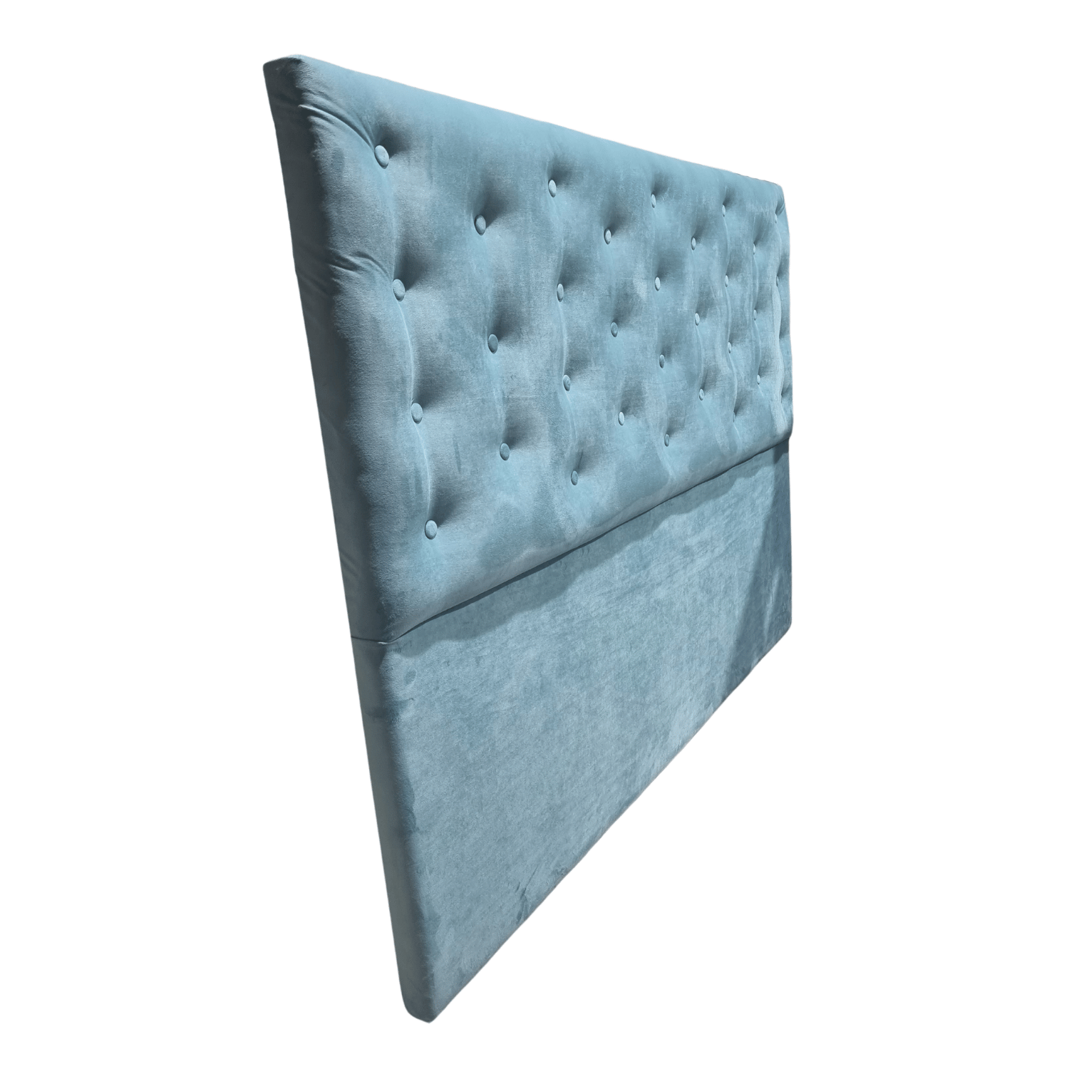RESPALDO MUEBLES RIMAR A PISO KING FELPA TURQUESA - 2