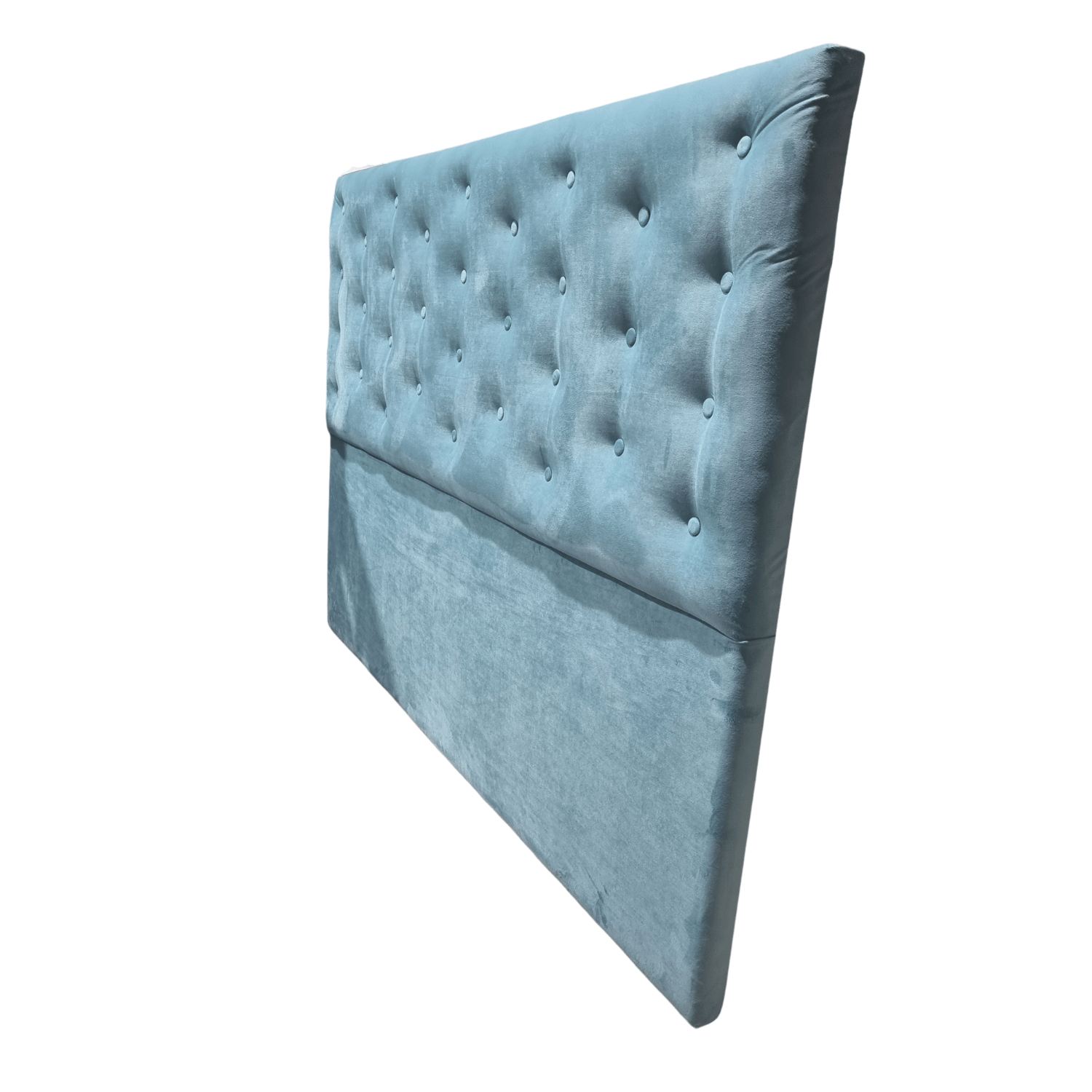 RESPALDO MUEBLES RIMAR A PISO KING FELPA TURQUESA - 3