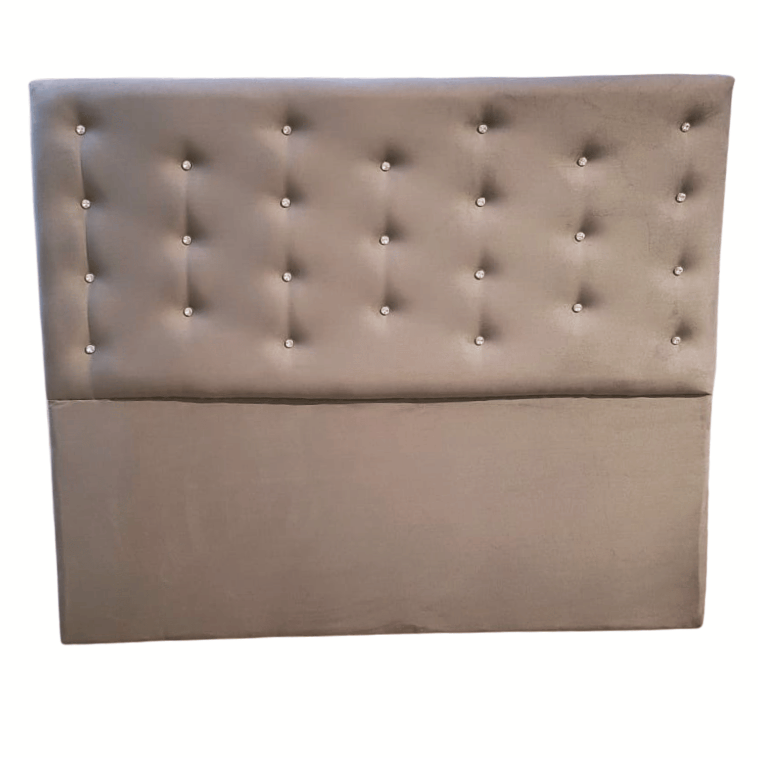 RESPALDO MUEBLES RIMAR A PISO DIAMANTE 2 PLAZAS FELPA GRIS - 4