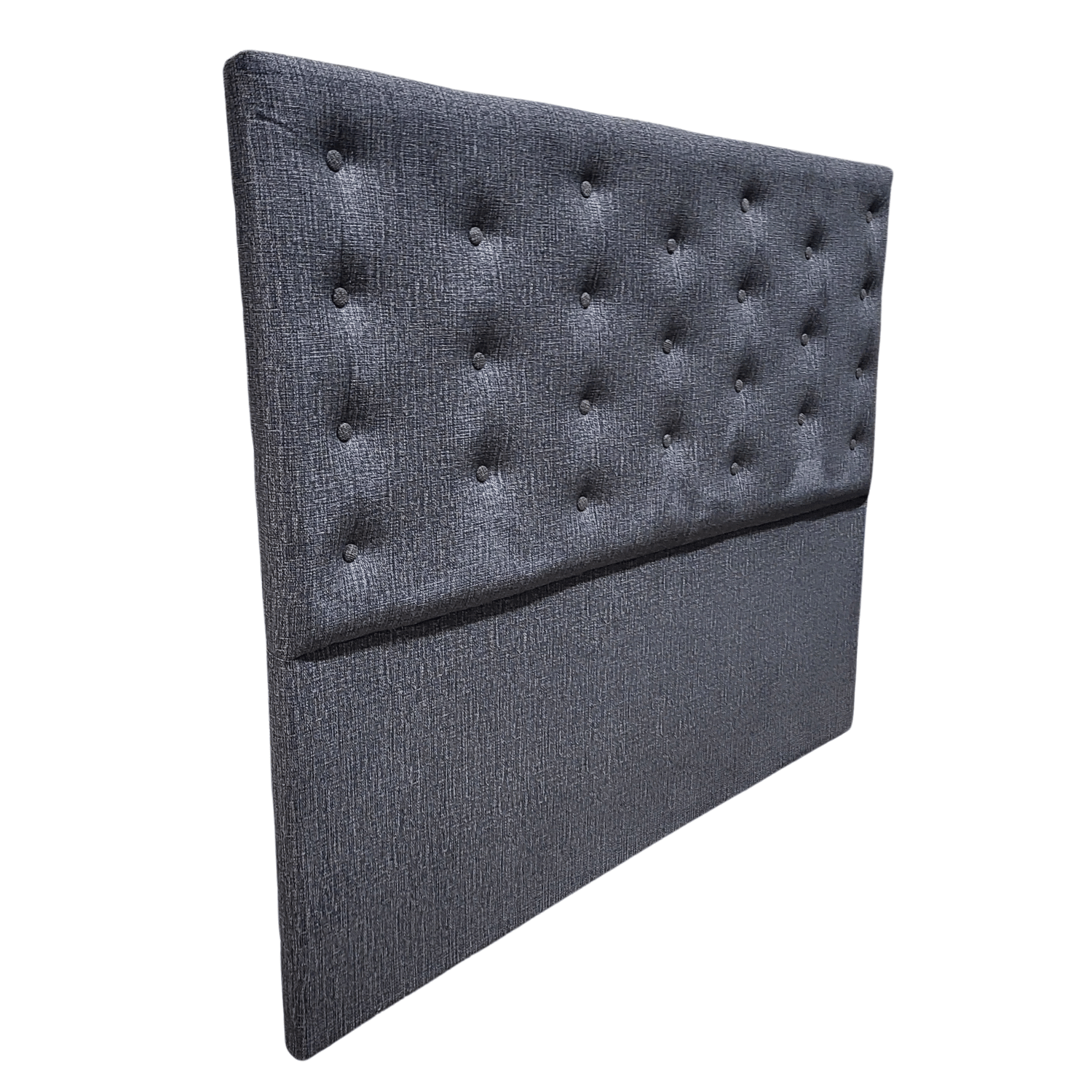 RESPALDO MUEBLES RIMAR A PISO CAVANCHA 2 PLAZAS GRIS JASPIADO OSCURO - 2