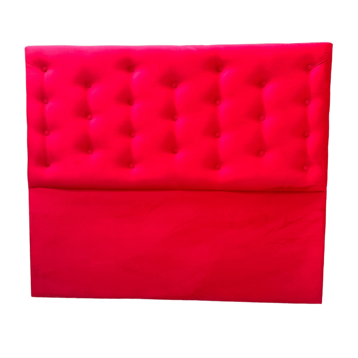 RESPALDO MUEBLES RIMAR A PISO 2 PLAZAS FELPA ROJO - 1