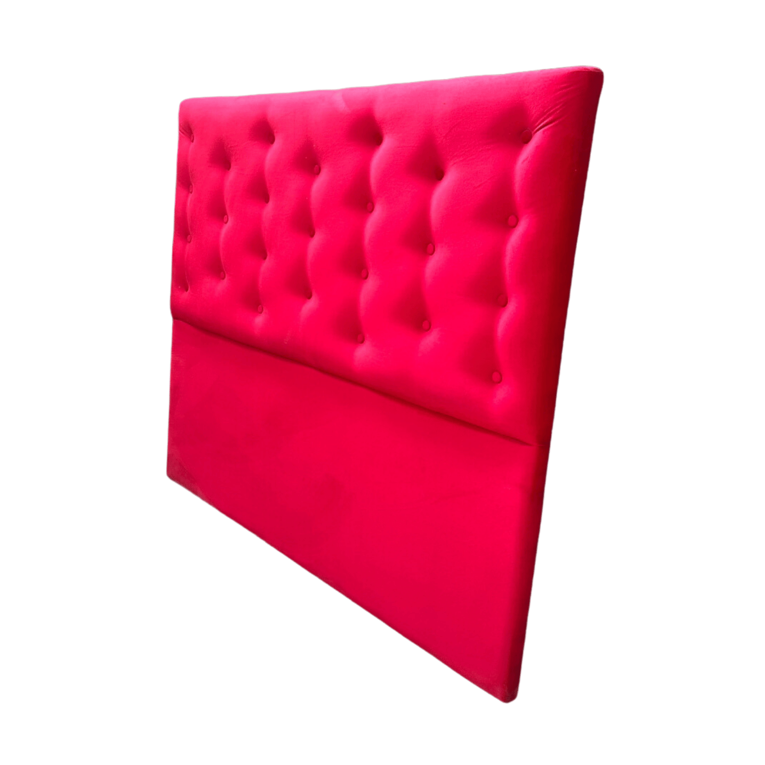RESPALDO MUEBLES RIMAR A PISO 2 PLAZAS FELPA ROJO - 3