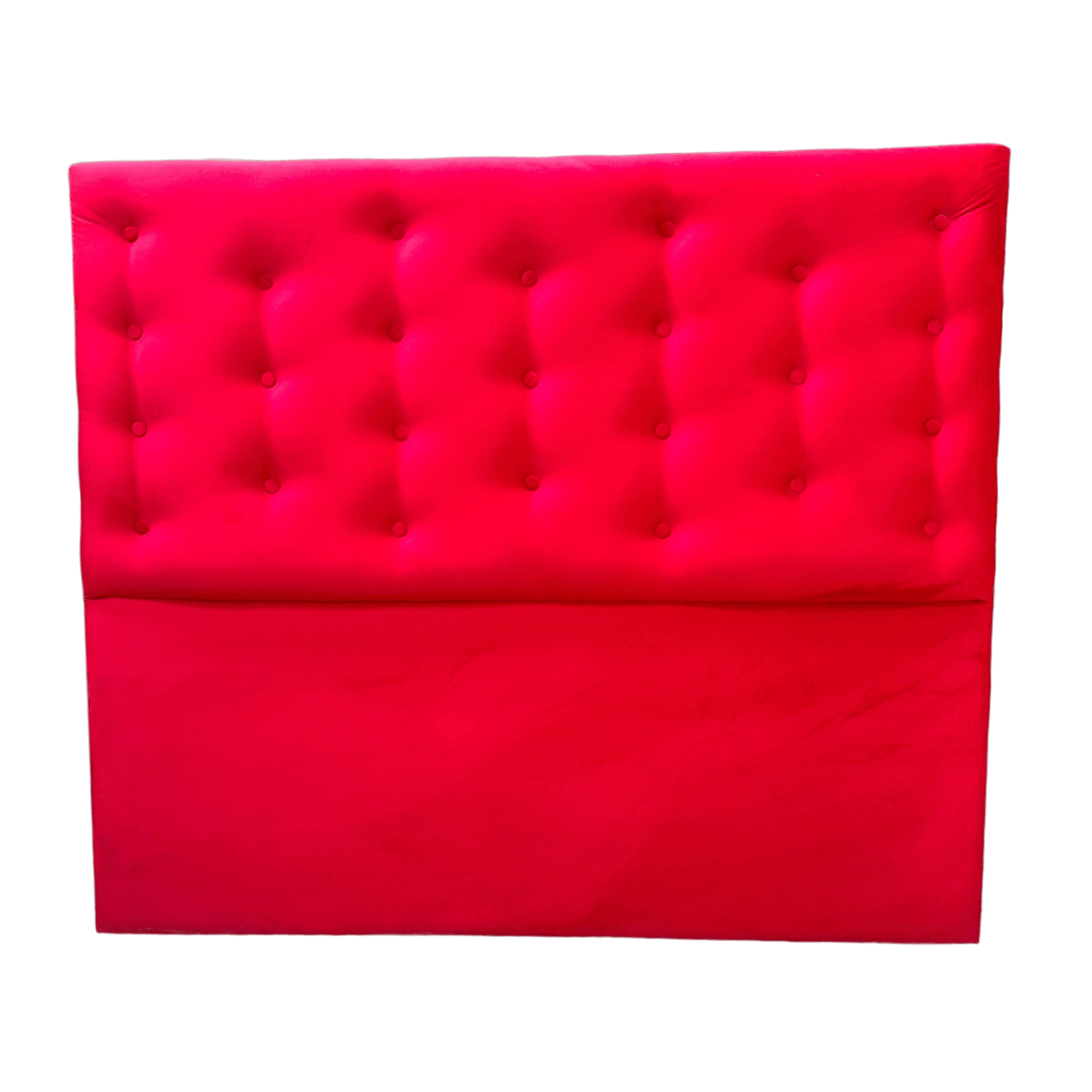 RESPALDO MUEBLES RIMAR A PISO 2 PLAZAS FELPA ROJO - 4