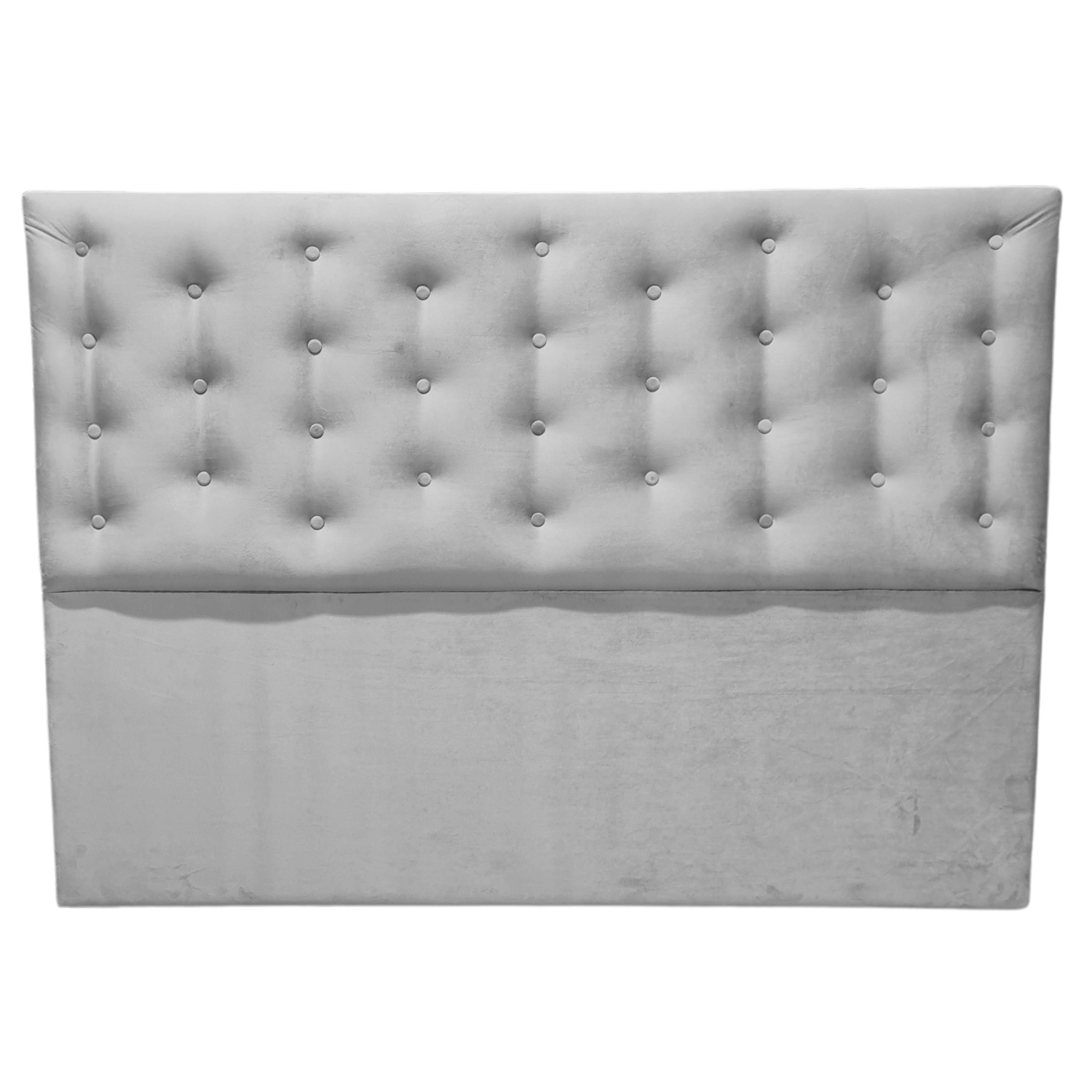 RESPALDO MUEBLES RIMAR A PISO KING FELPA GRIS CLARO - 4