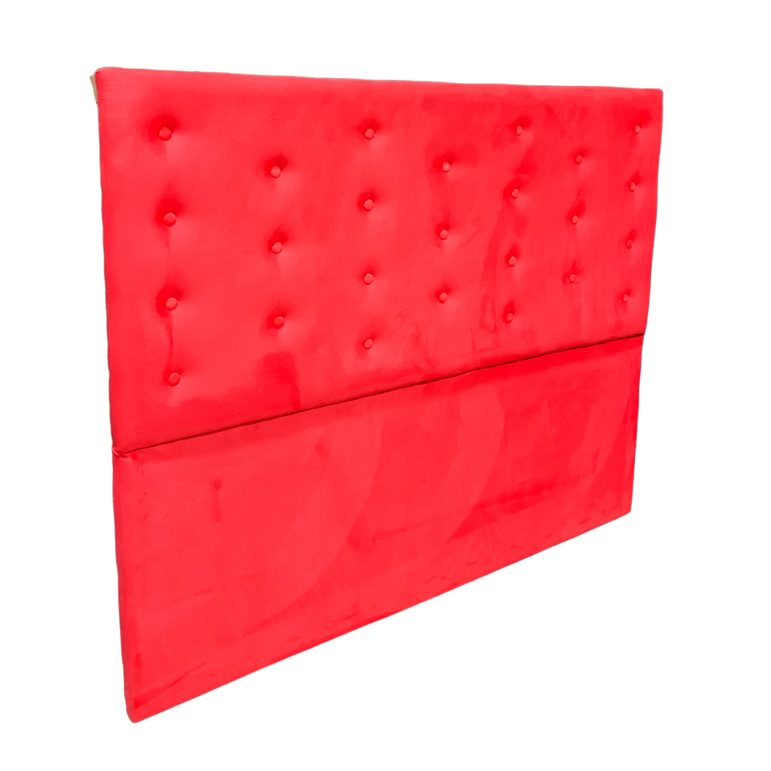 RESPALDO MUEBLES RIMAR A PISO 2 PLAZAS FELPA ROJO - 2