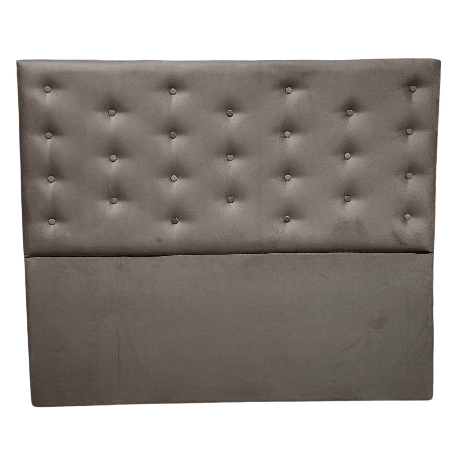 RESPALDO MUEBLES RIMAR A PISO 2 PLAZAS FELPA CHOCOLATE - 1