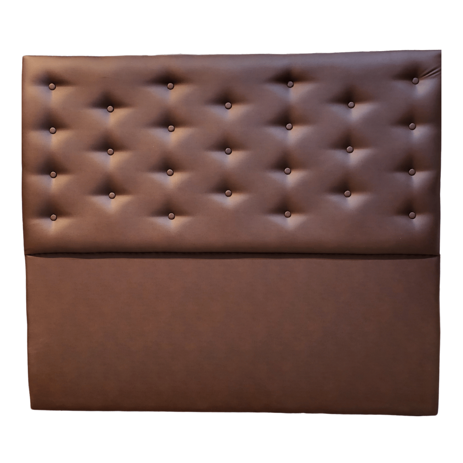 RESPALDO MUEBLES RIMAR A PISO 2 PLAZAS ECO CUERO CHOCOLATE - 1
