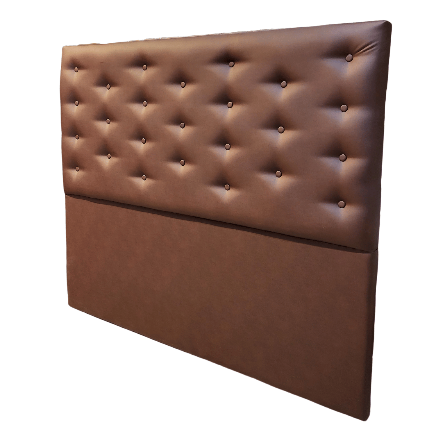 RESPALDO MUEBLES RIMAR A PISO 2 PLAZAS ECO CUERO CHOCOLATE - 3