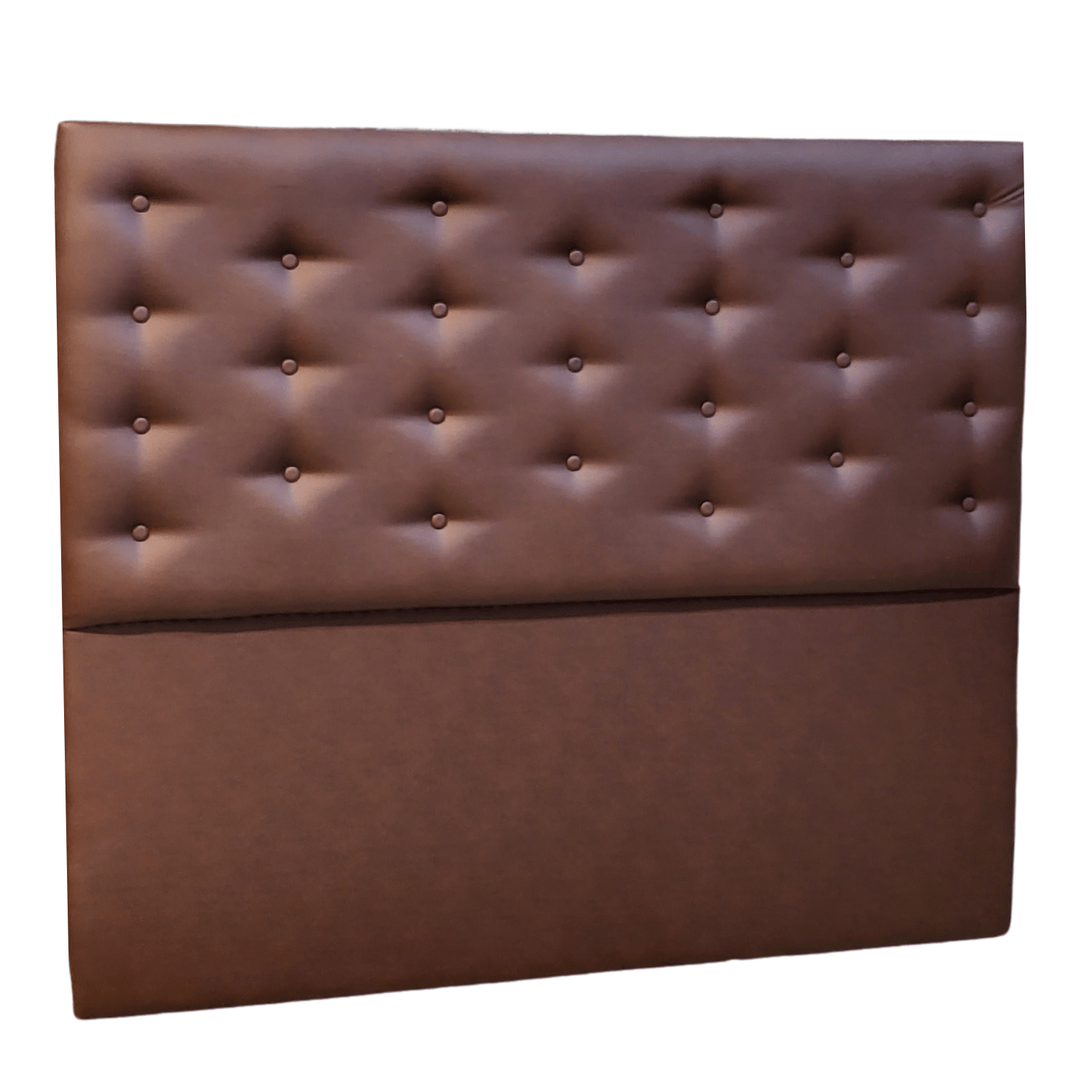 RESPALDO MUEBLES RIMAR A PISO 2 PLAZAS ECO CUERO CHOCOLATE - 4