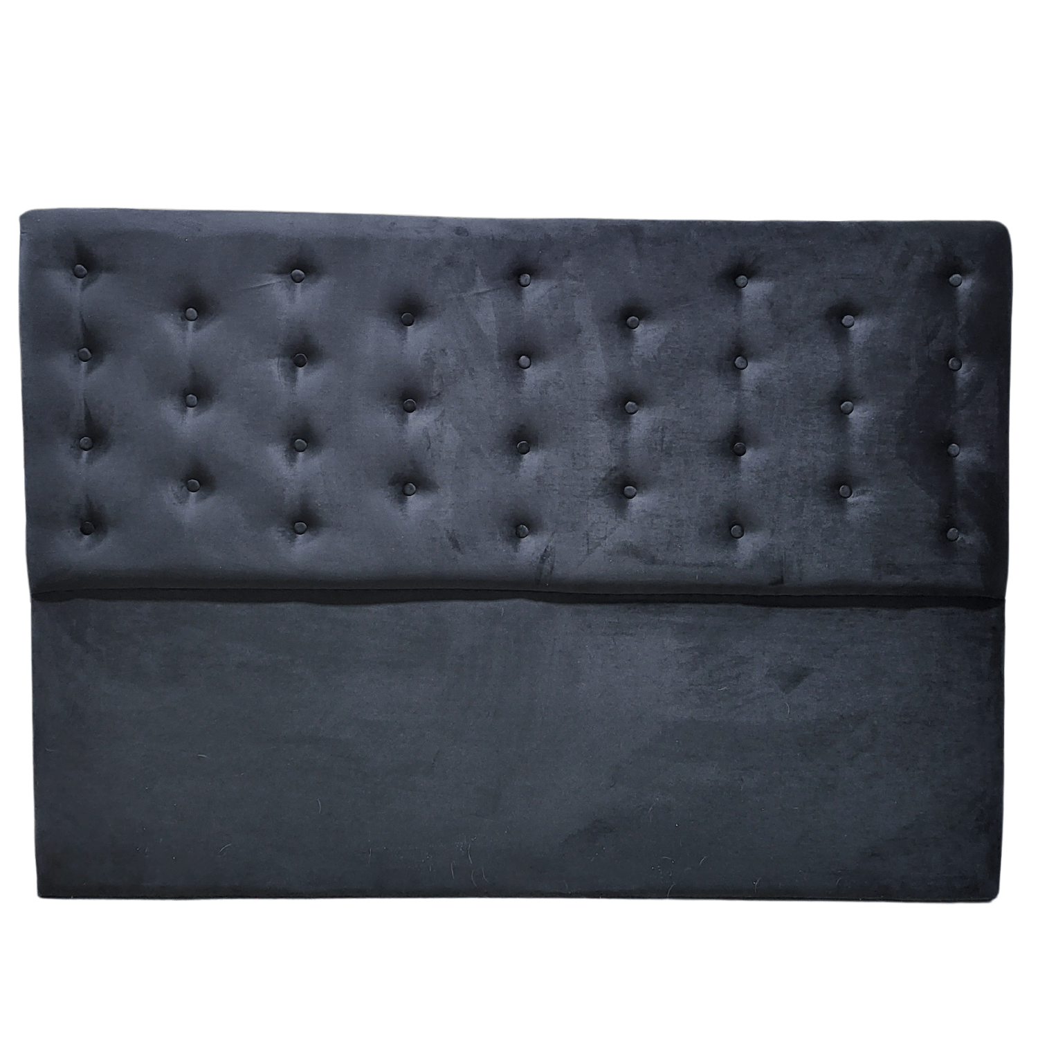 RESPALDO MUEBLES RIMAR A PISO KING FELPA NEGRO - 1