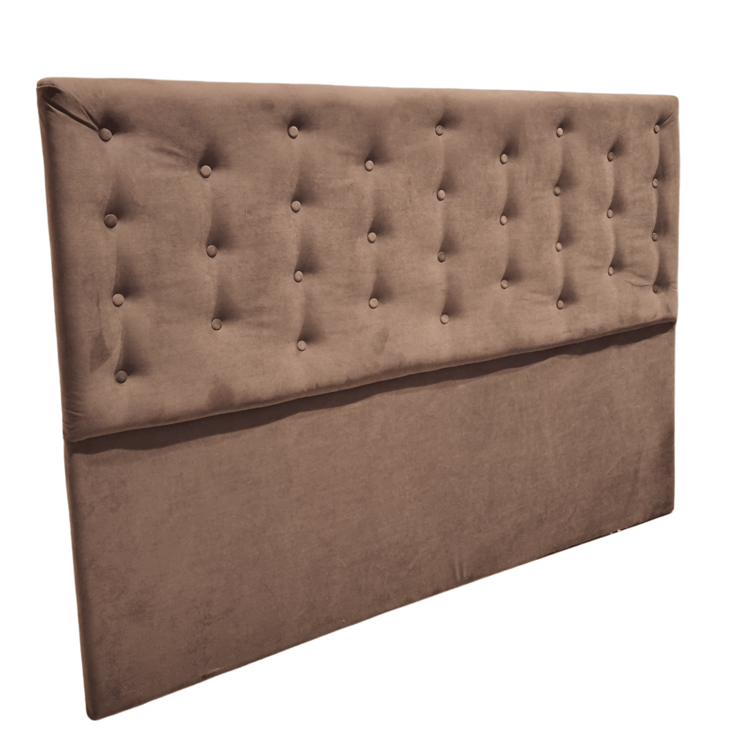 RESPALDO MUEBLES RIMAR A PISO KING FELPA CHOCOLATE - 2