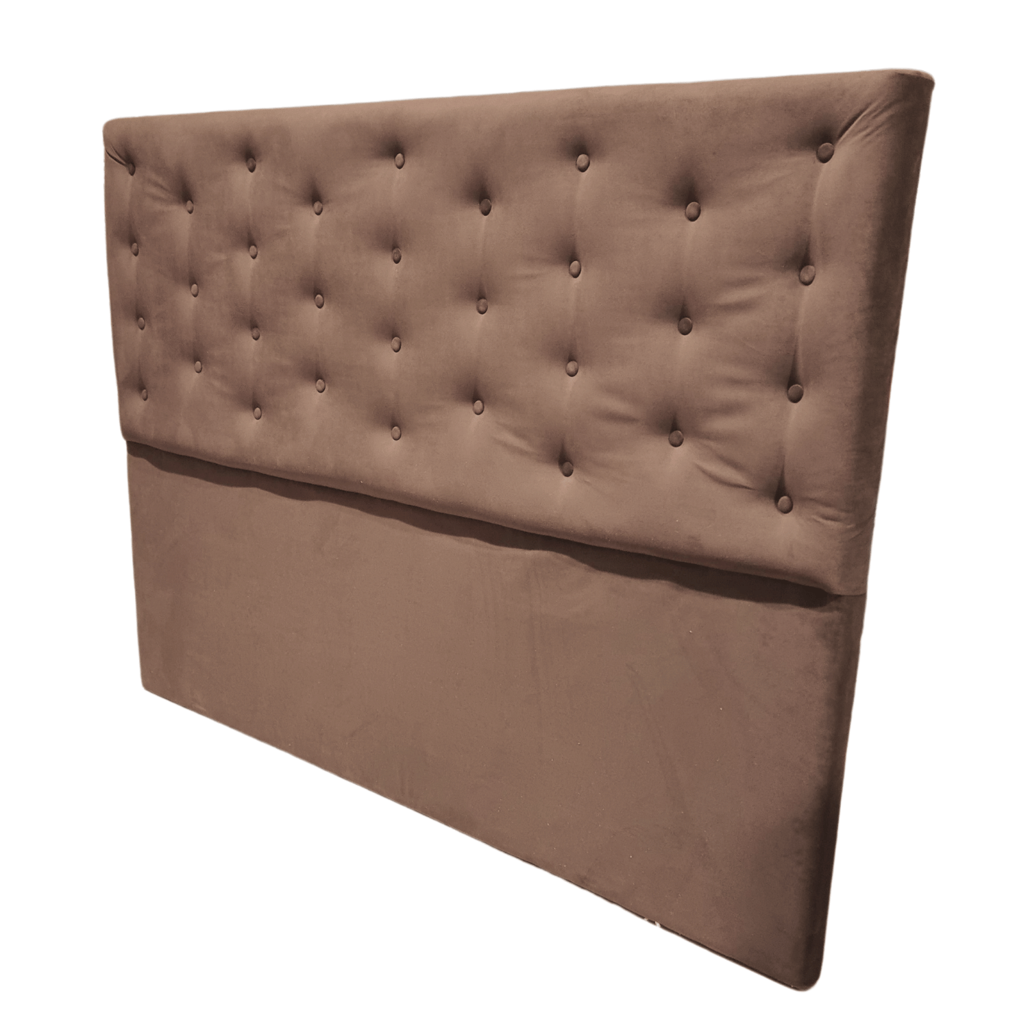 RESPALDO MUEBLES RIMAR A PISO KING FELPA CHOCOLATE - 3